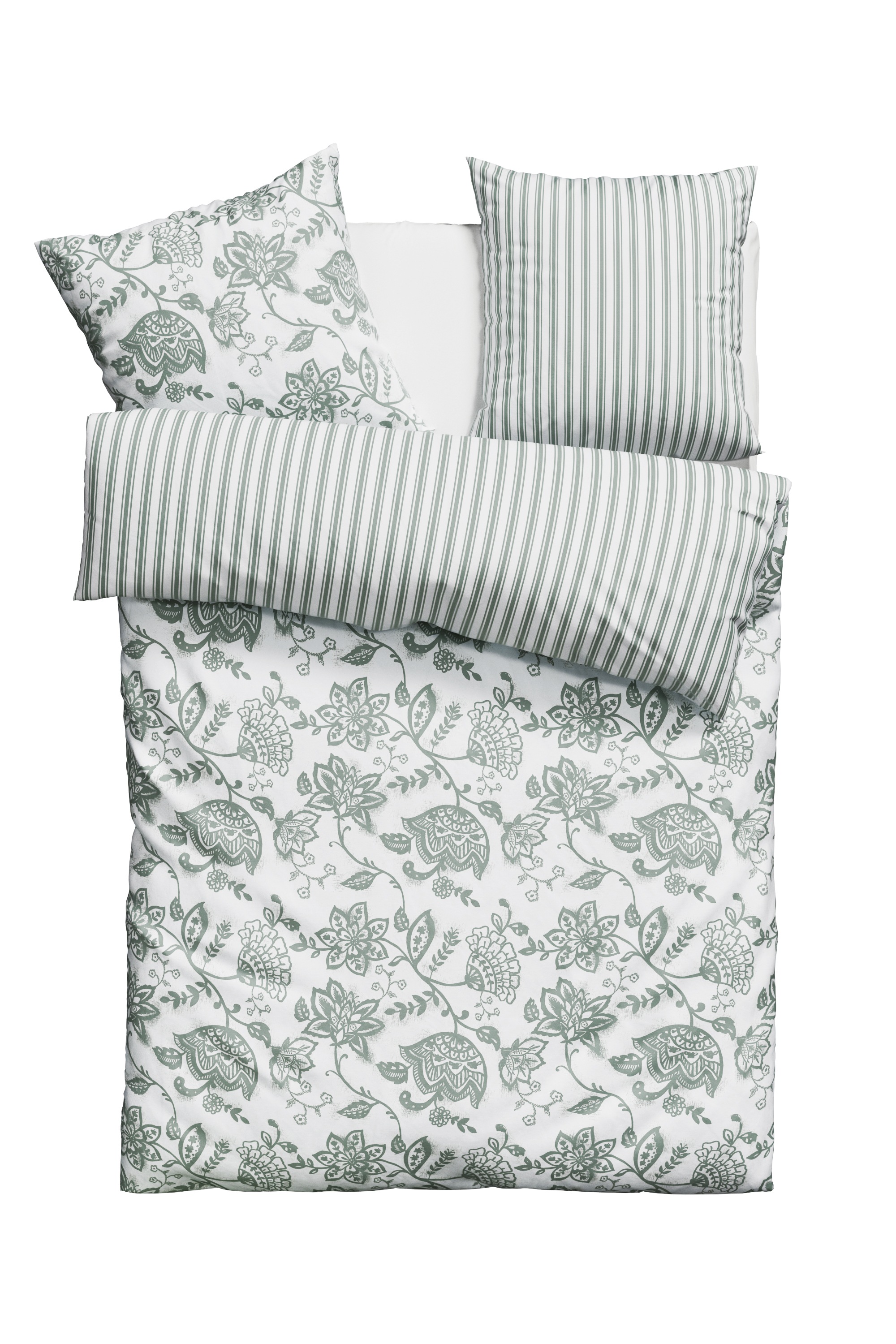 andas Bettwäsche "Nordby" 2 tlg. Bettwäsche aus Baumwolle, skandinavisches günstig online kaufen