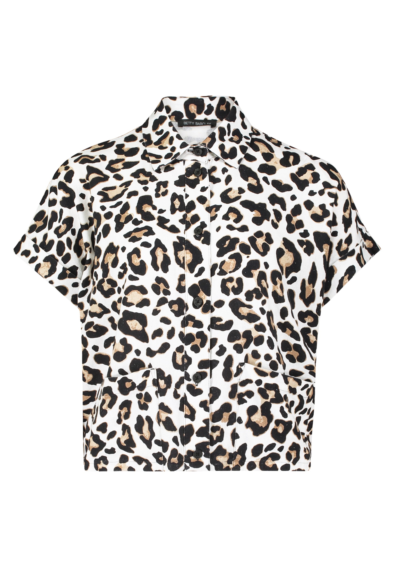 Betty Barclay Kurzarmbluse "Betty Barclay Leinenbluse mit Kragen" günstig online kaufen