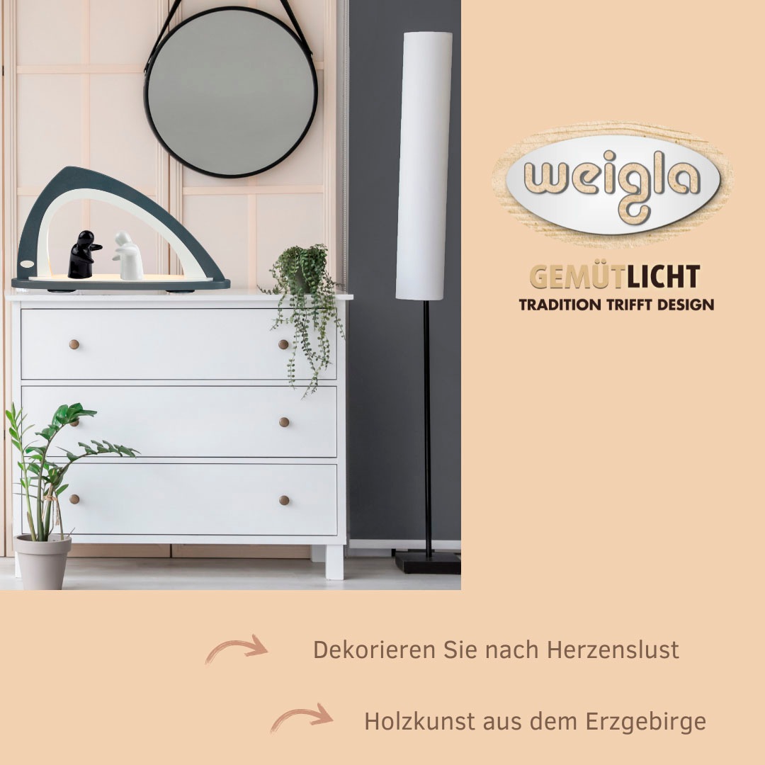 Weigla LED Schwibbogen »Weihnachtsdeko«, Leerbogen zum Selbstbestücken, asymmetrisch