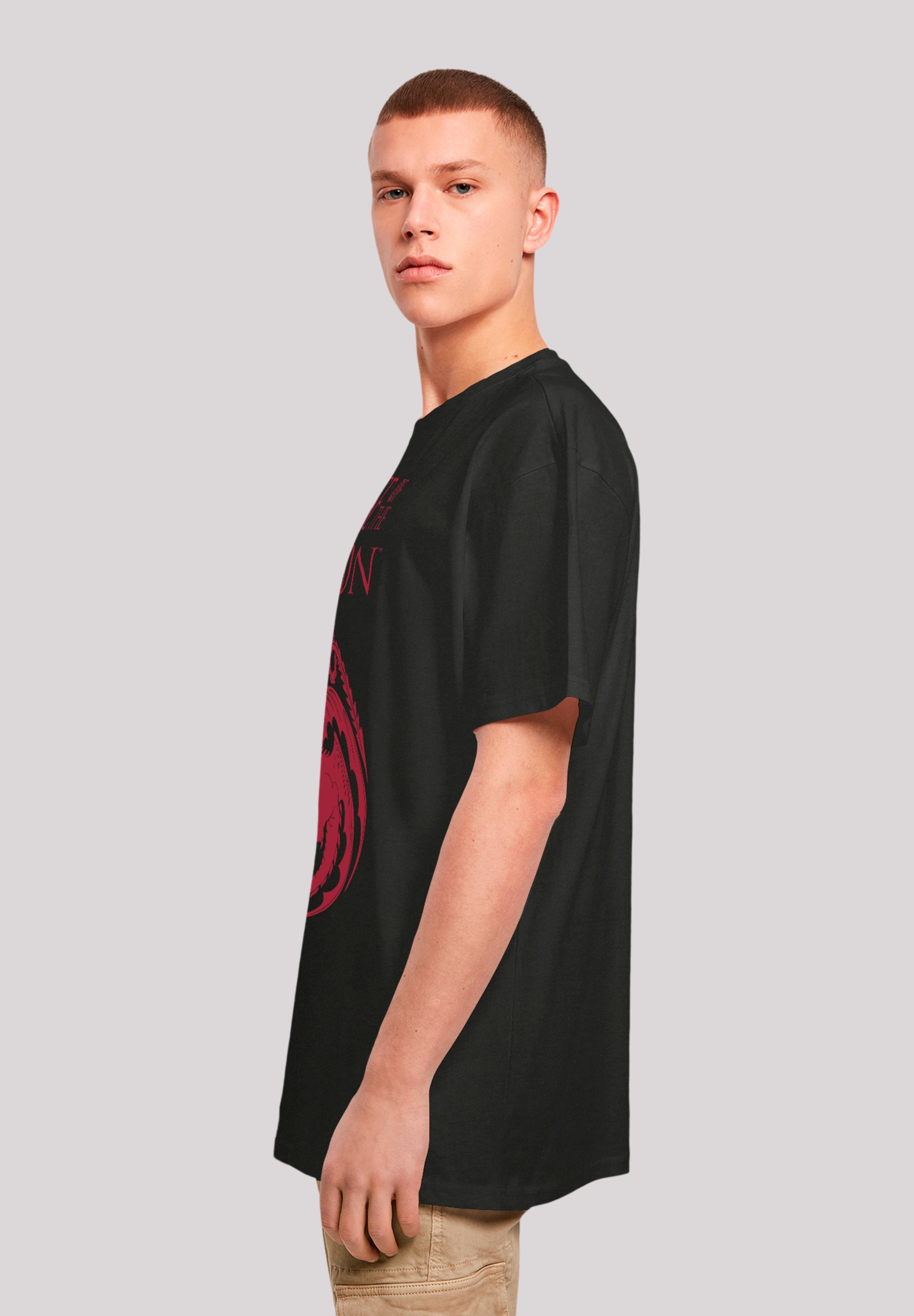 F4NT4STIC T-Shirt »House Of The Dragon Targaryen Crest Logo«, Premium Qualität
