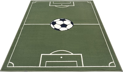 Teppich »Estadio«, rechteckig, Kinderteppich, Spielteppich, Spielunterlage, Fußball,...
