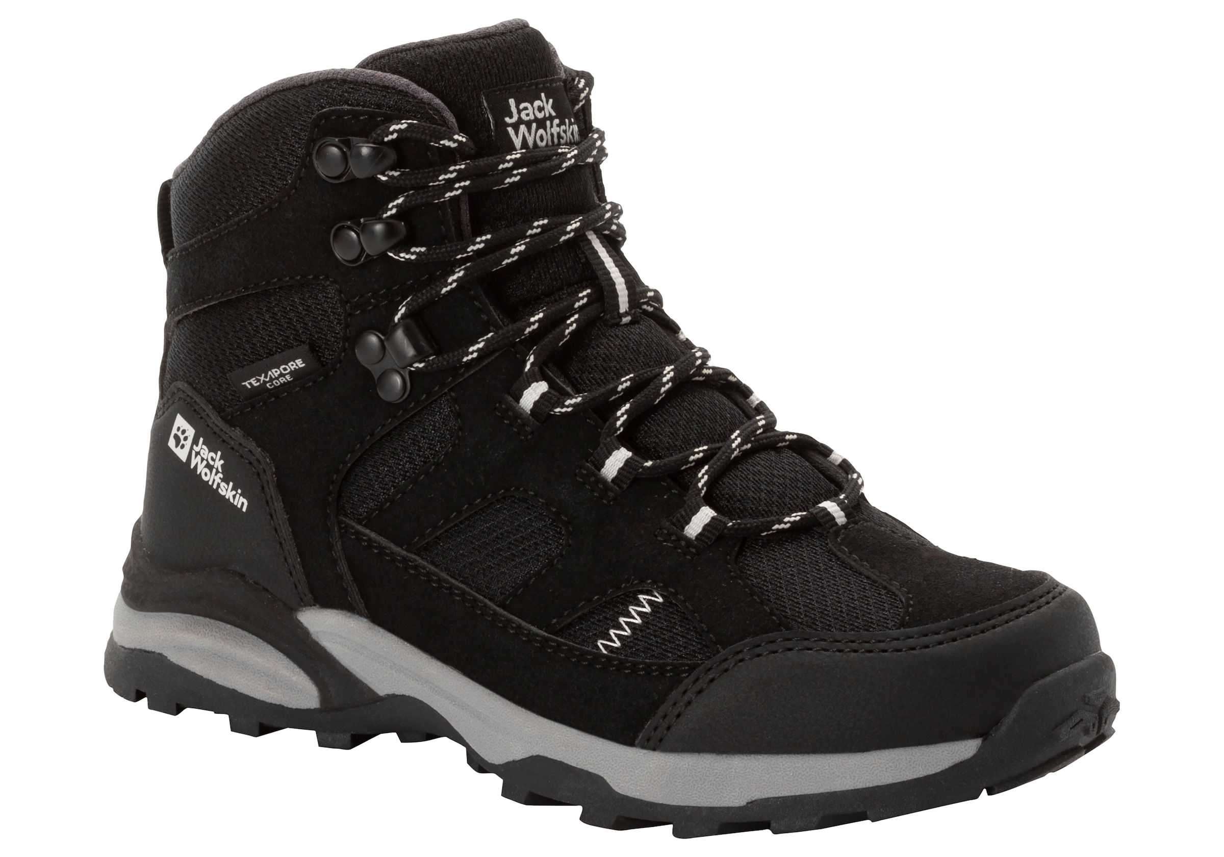 Jack Wolfskin Wanderschuh "TRAIL HIKER TEXAPORE MID K" wasserdicht, Trekkingschuh