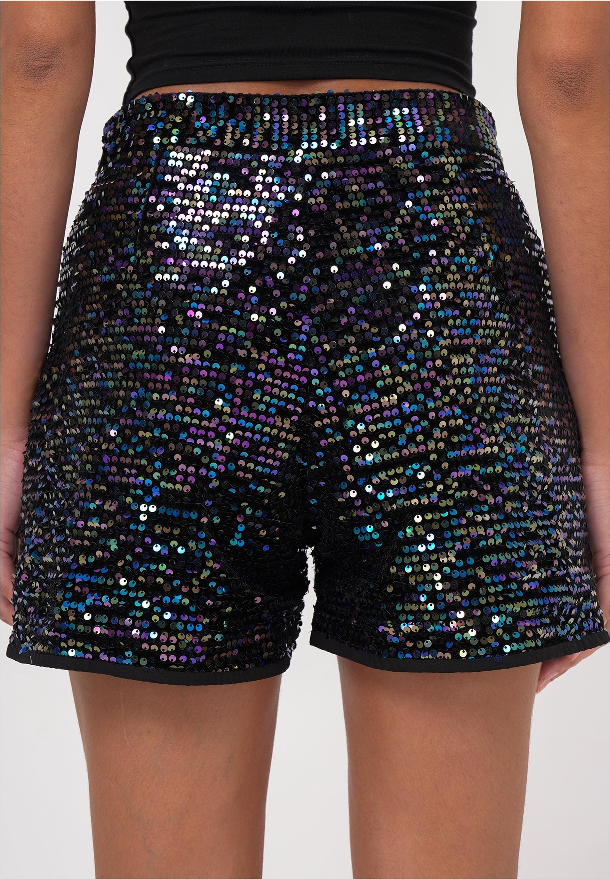 freshlions Shorts »Yara«, mit glitzerndem Paillettenbesatz