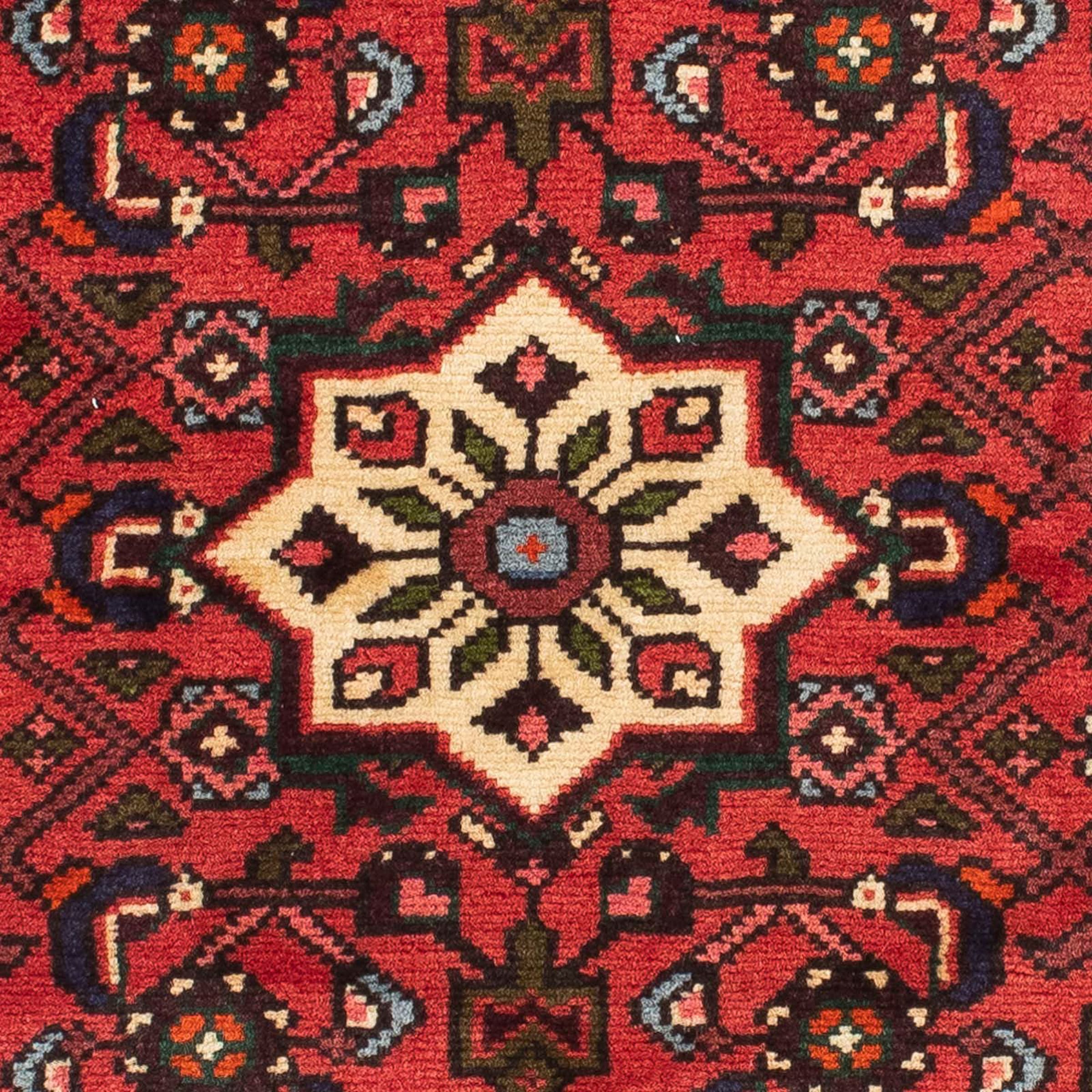 morgenland Orientteppich »Perser - Nomadic - 200 x 72 cm - dunkelrot«, rechteckig, Wohnzimmer, Handgeknüpft, Einzelstück mit Zertifikat