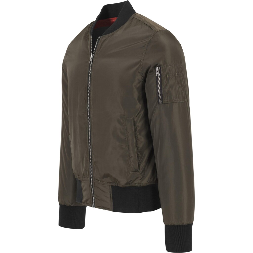 URBAN CLASSICS Allwetterjacke »Urban Classics Herren 2-Tone Bomber Jacket«, (1 St.), ohne Kapuze