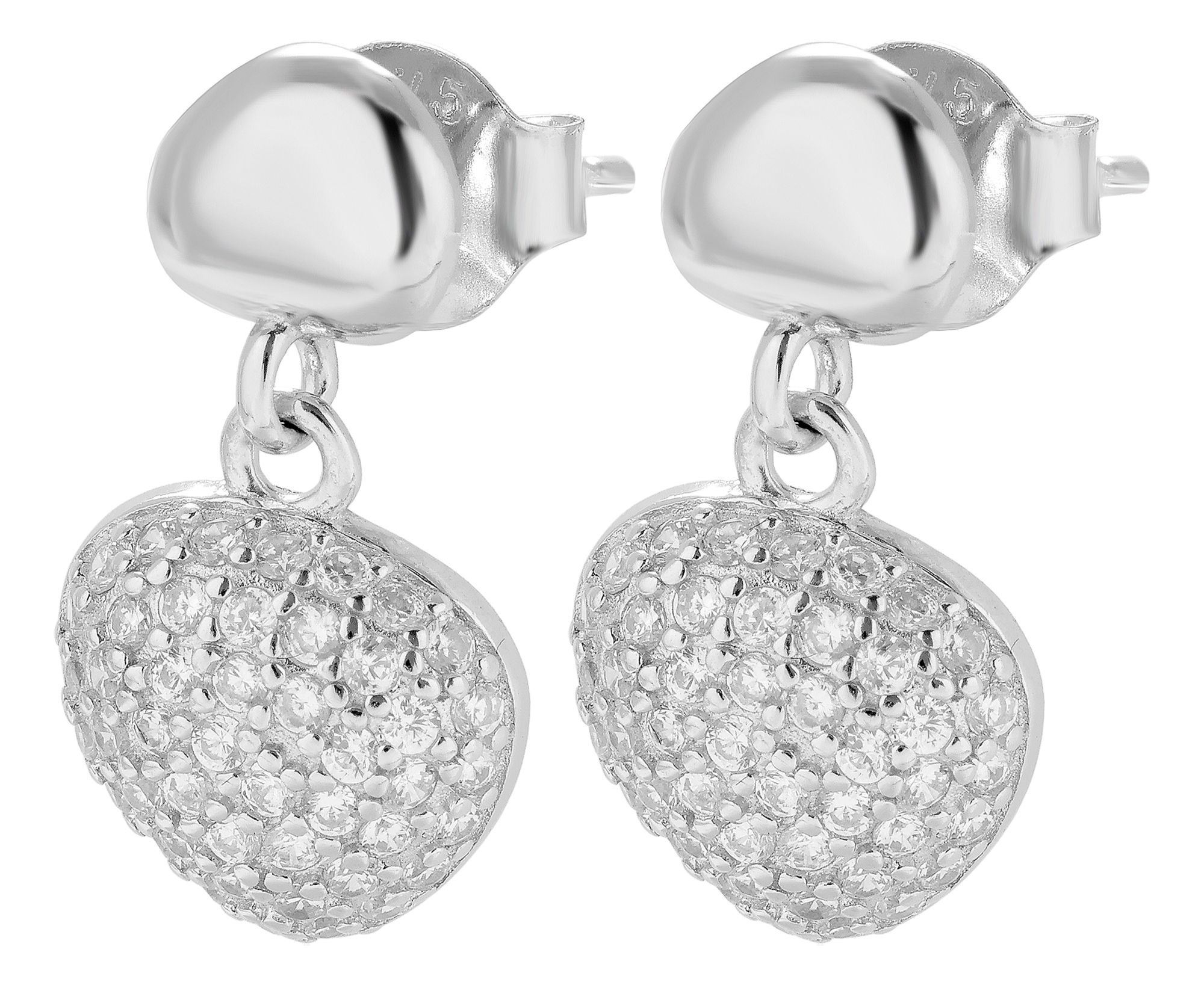 Adelia´s Paar Ohrhänger "Ohrringe – Ohrstecker aus 925 Silber" Ideal zum Verschenken – schlicht und stilvoll