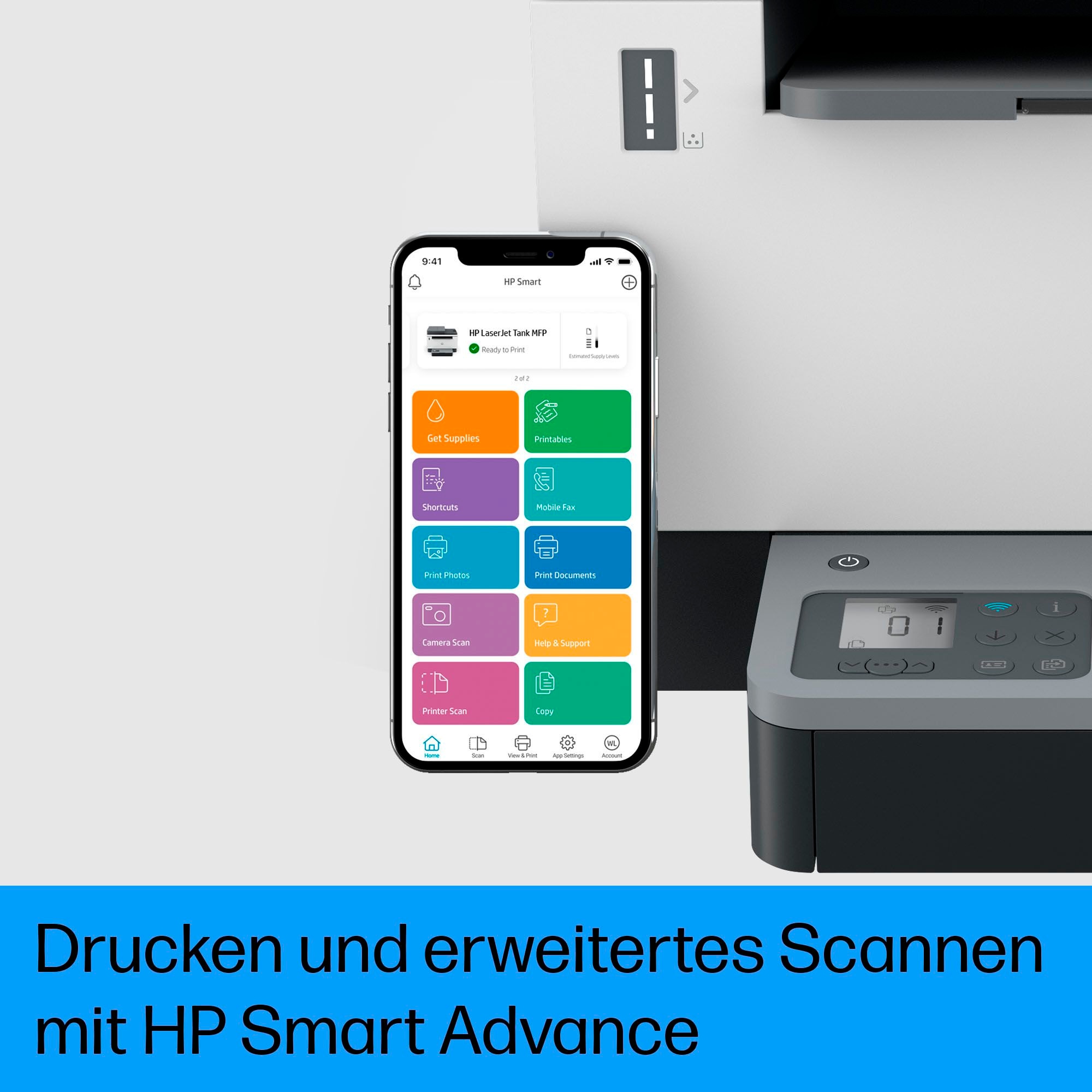 HP Laserdrucker »LaserJet Tank MFP 2604SDW Printer«