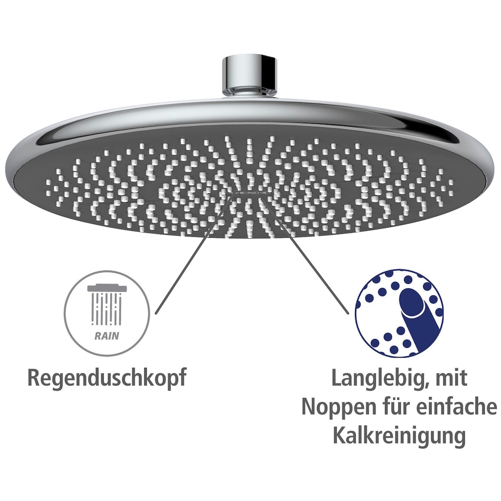 WENKO Regenduschkopf »Watersaving«, (1 tlg.)