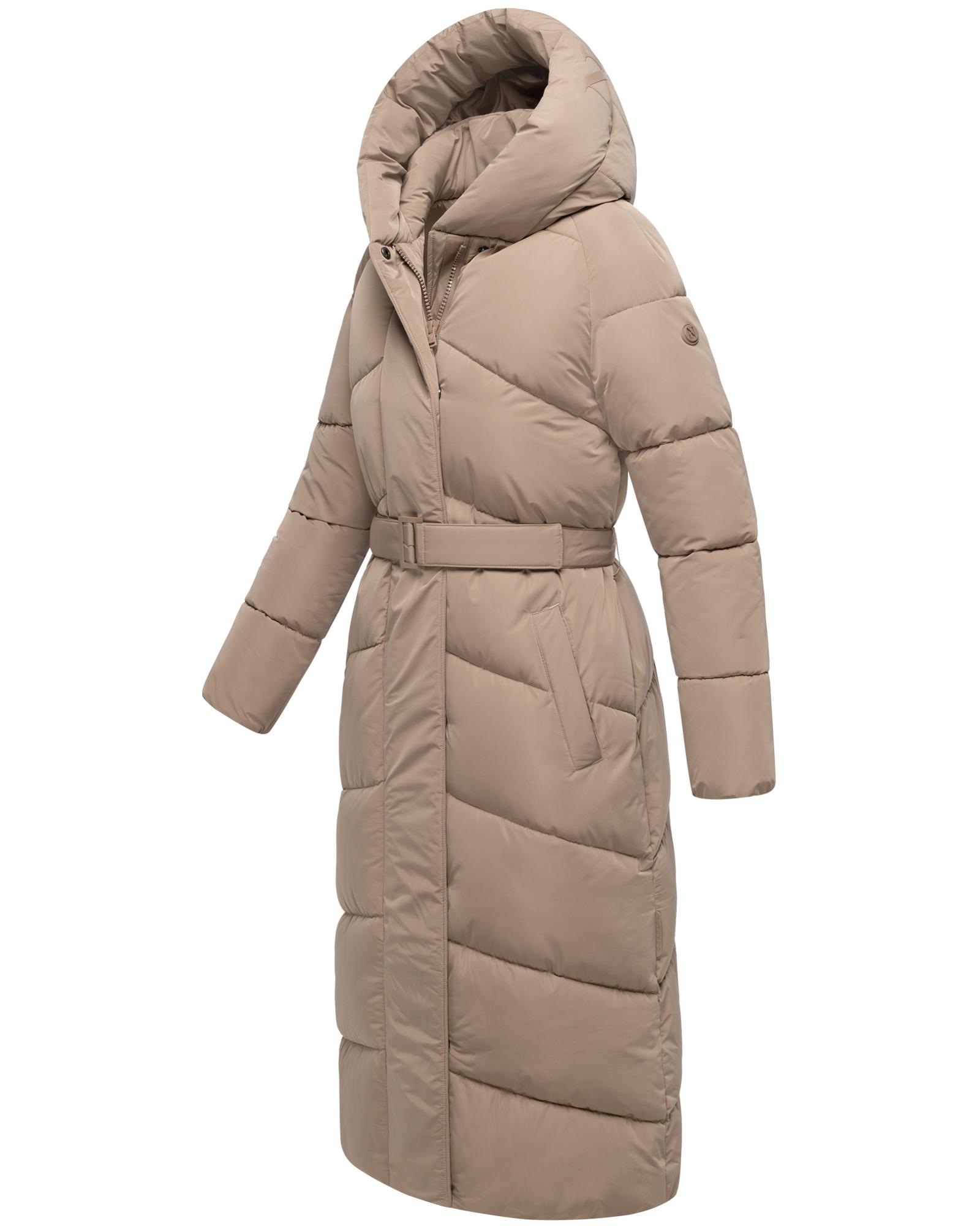 Navahoo Steppmantel »Eisblick 14«, Gesteppter Damen Mantel mit Taillengürtel