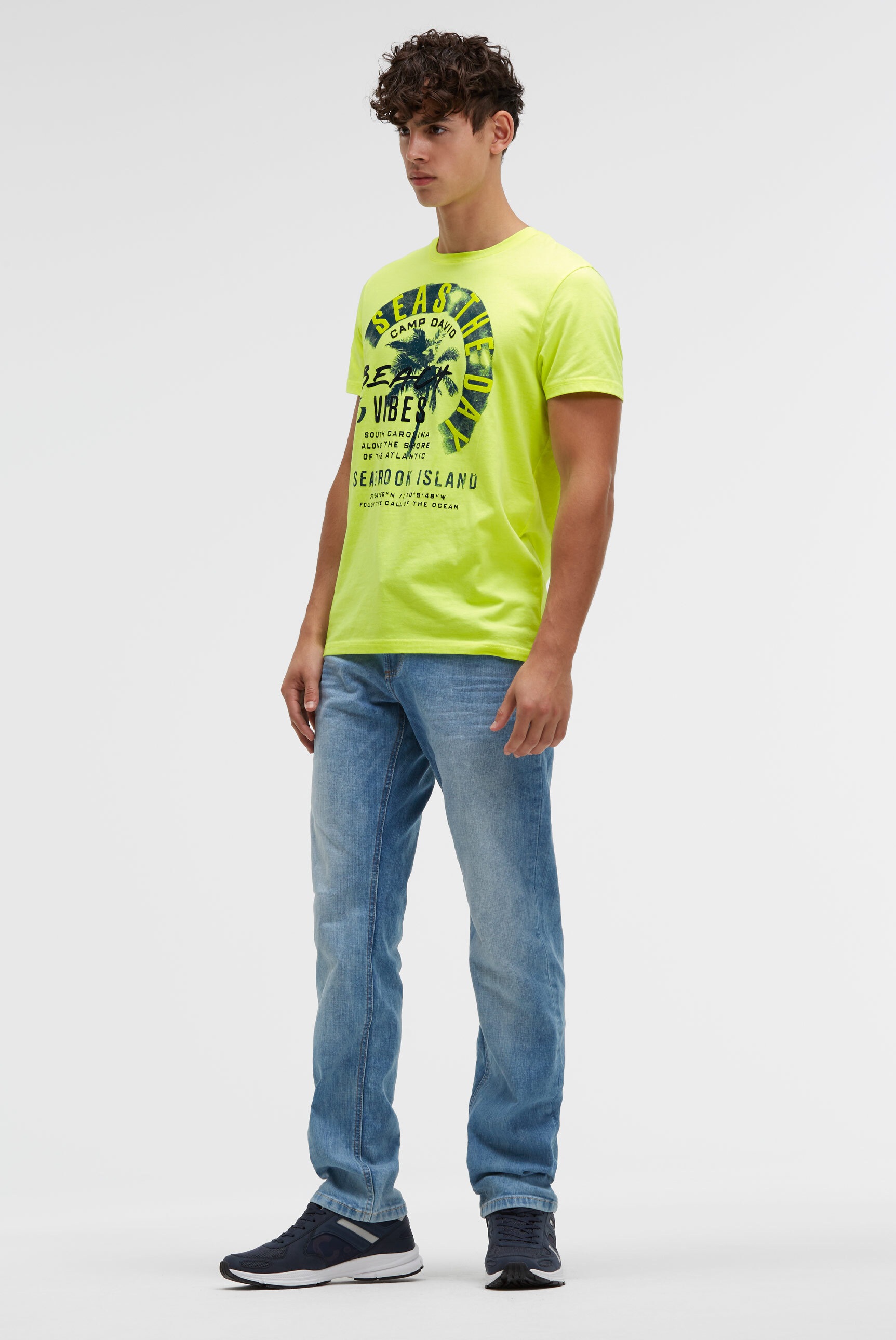 CAMP DAVID Rundhalsshirt aus Baumwolle