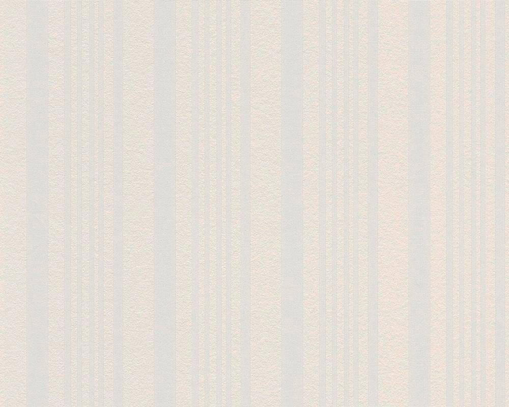 A.S. Création Vliestapete "Meistervlies", Streifen-gestreift, Struktur Tapete Streifen Weiß Überstreichbar