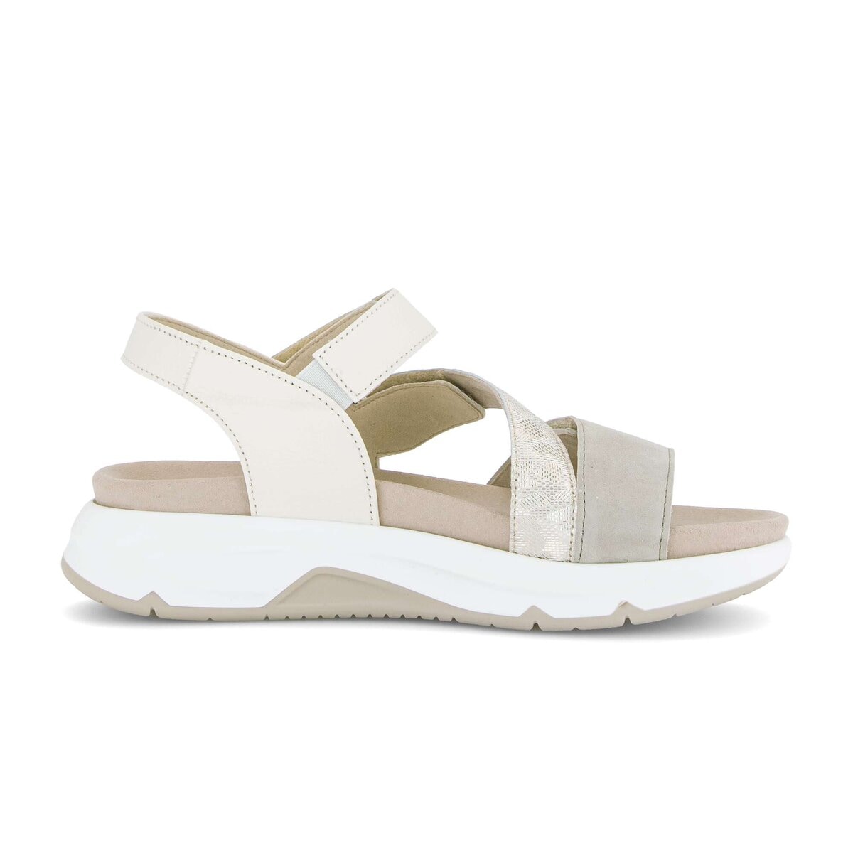 Gabor Plateausandaletten »Plateau Sandale Materialmix Leder«