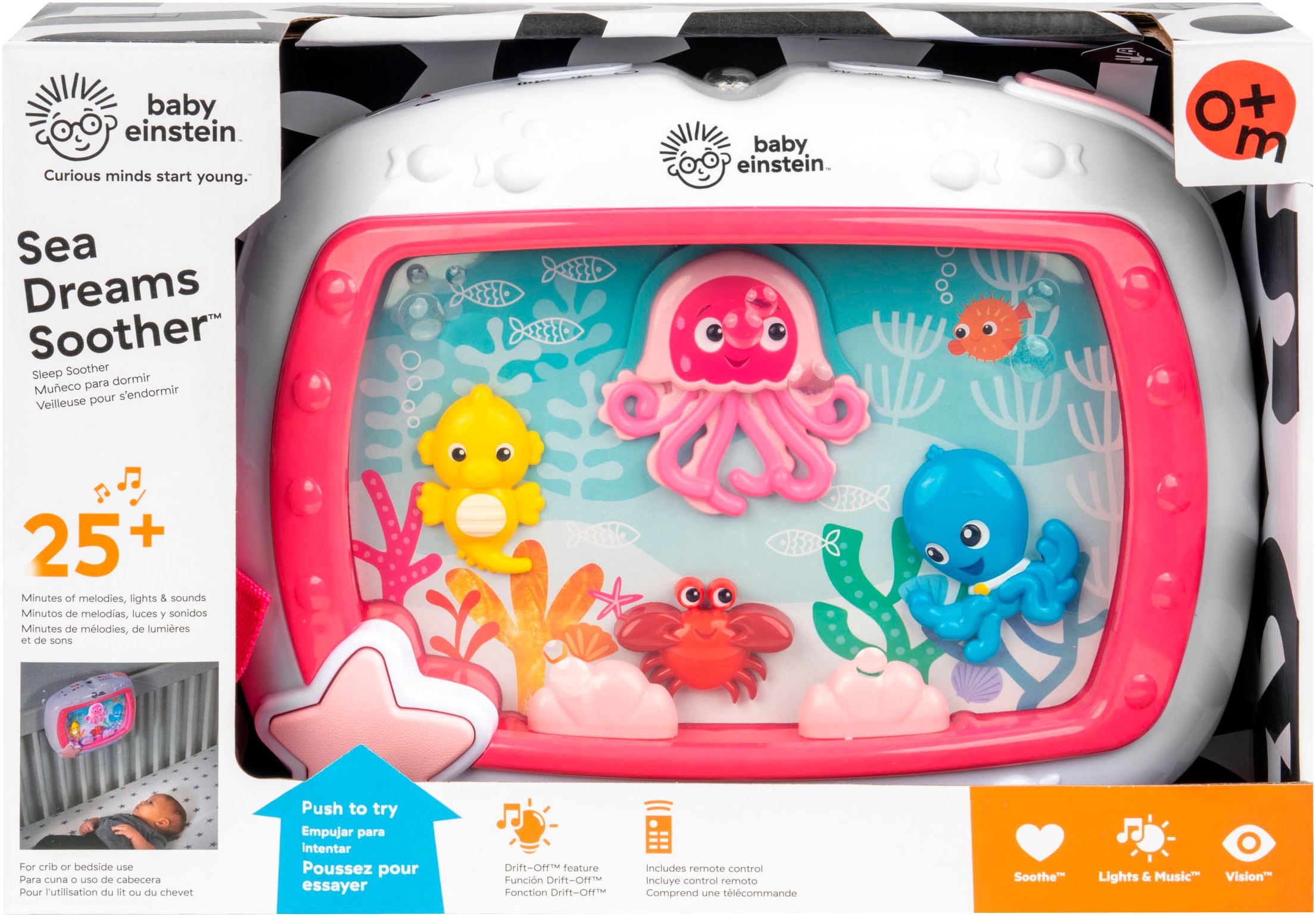 Baby Einstein Nachtlicht »Sea Dreams Soother Sleep Soother« LED-Modul blau inklusive Fernbedienung