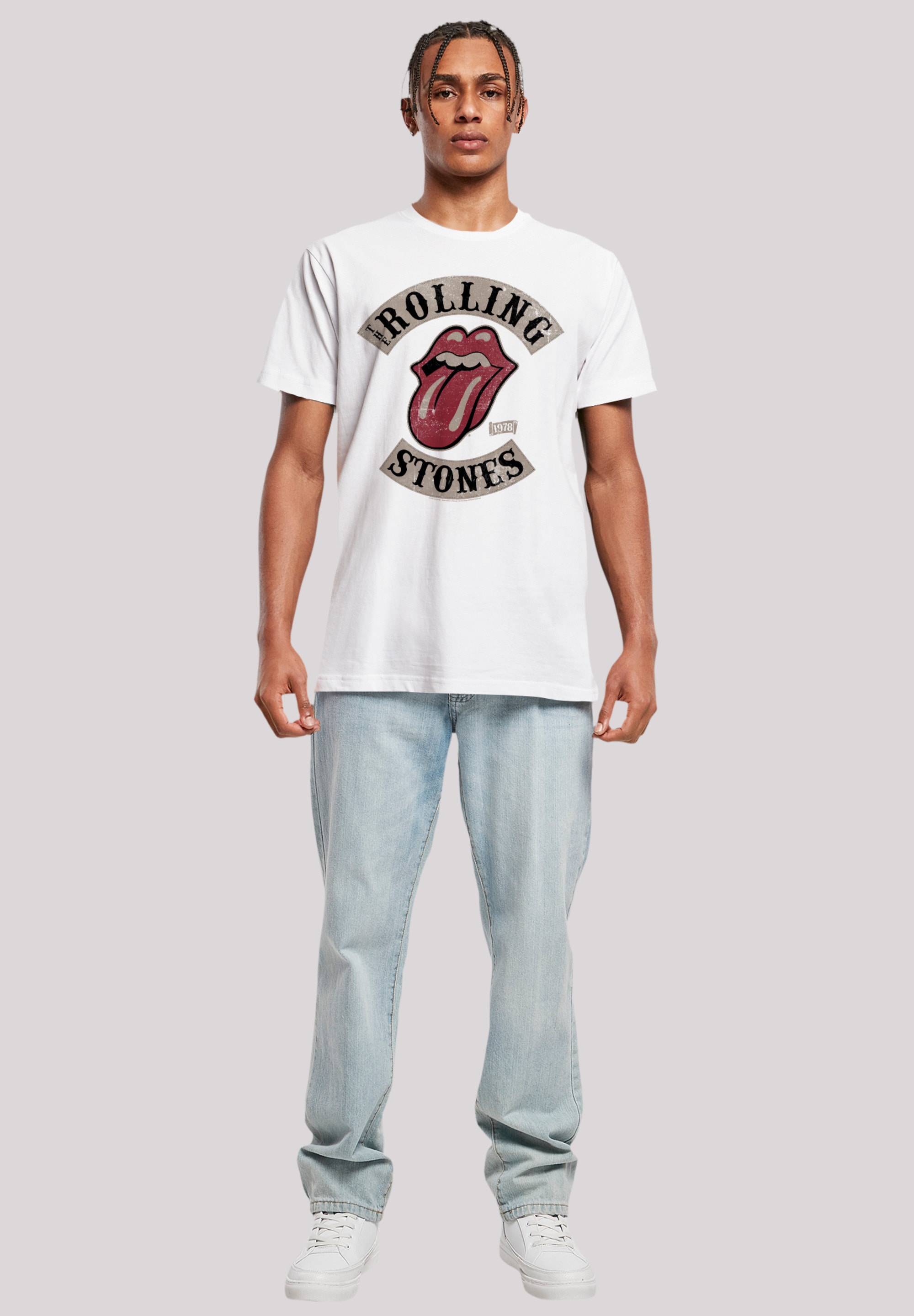 F4NT4STIC T-Shirt »The Rolling Stones Tour '78«, Premium Qualität