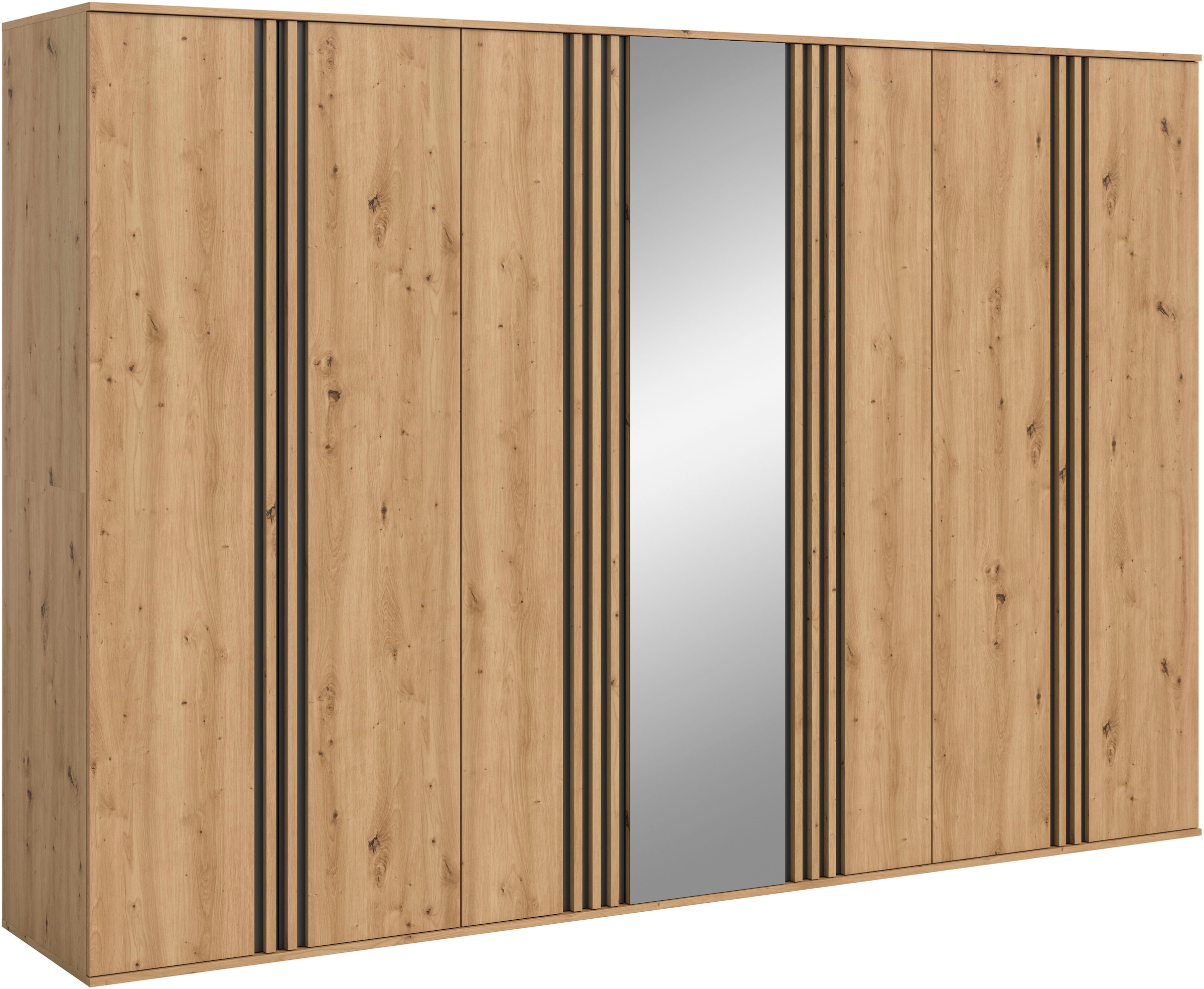 Home affaire Schrank-Set "ALVA, Breite 240 cm, Paneeloptik, Schlafzimmerschrank, Kleiderschrank" wähle den beste Schrank Kombination, individuell platzierbar