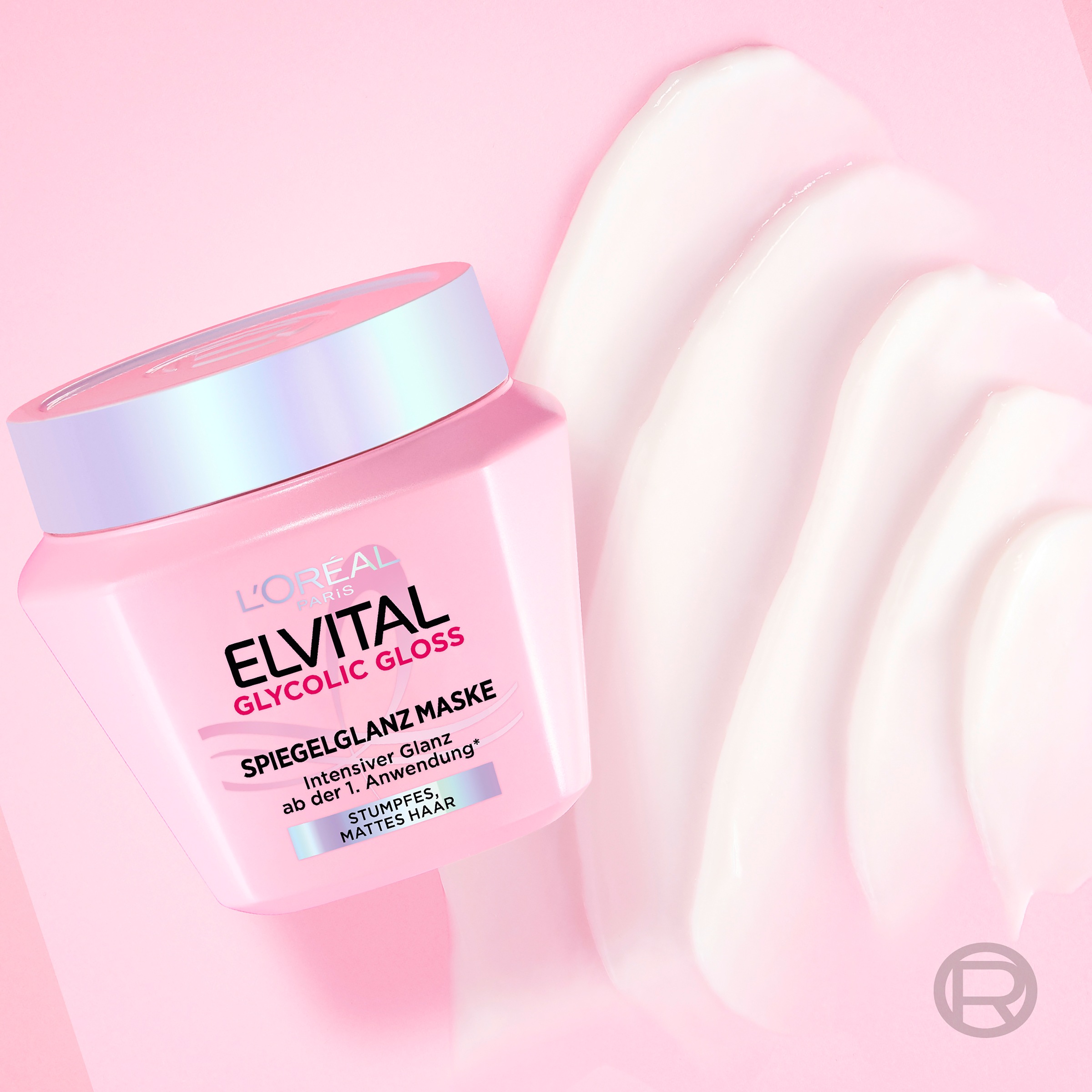 L'ORÉAL PARIS Haarmaske »ELVITAL GLYCOLIC GLOSS SPIEGELGLANZ MASKE«
