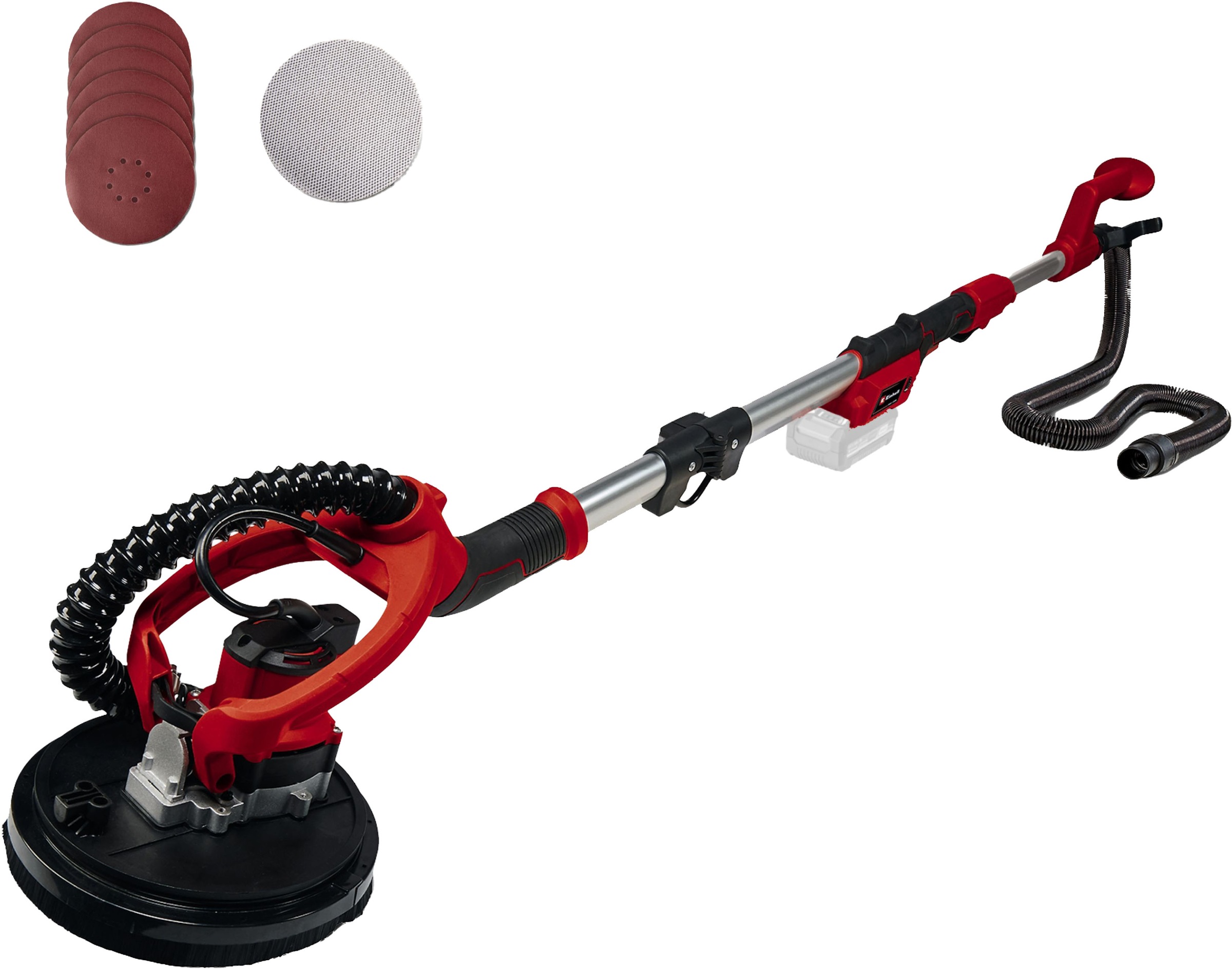 EINHELL Trockenbauschleifer "TP-DW 18/225 Li - Solo", B:26cm H:36cm L:70,5cm, rot, Schleifmaschinen, inkl. Koffer für universelle Aufbewahrung von