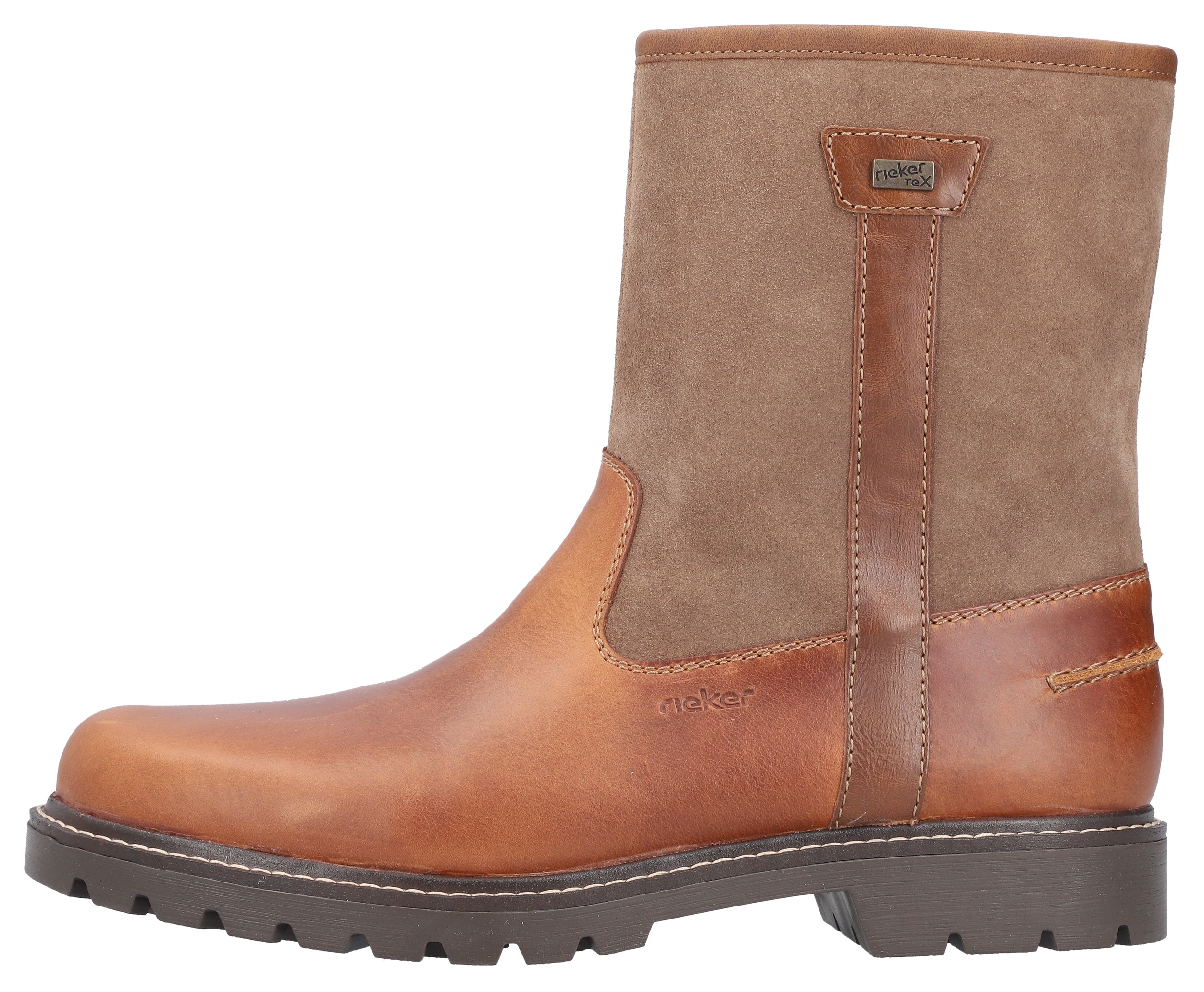 Rieker Winterstiefel "Fiber-Grip", Winterboots, Rieker-TEX, mit Innenreißverschluss, schmale Form