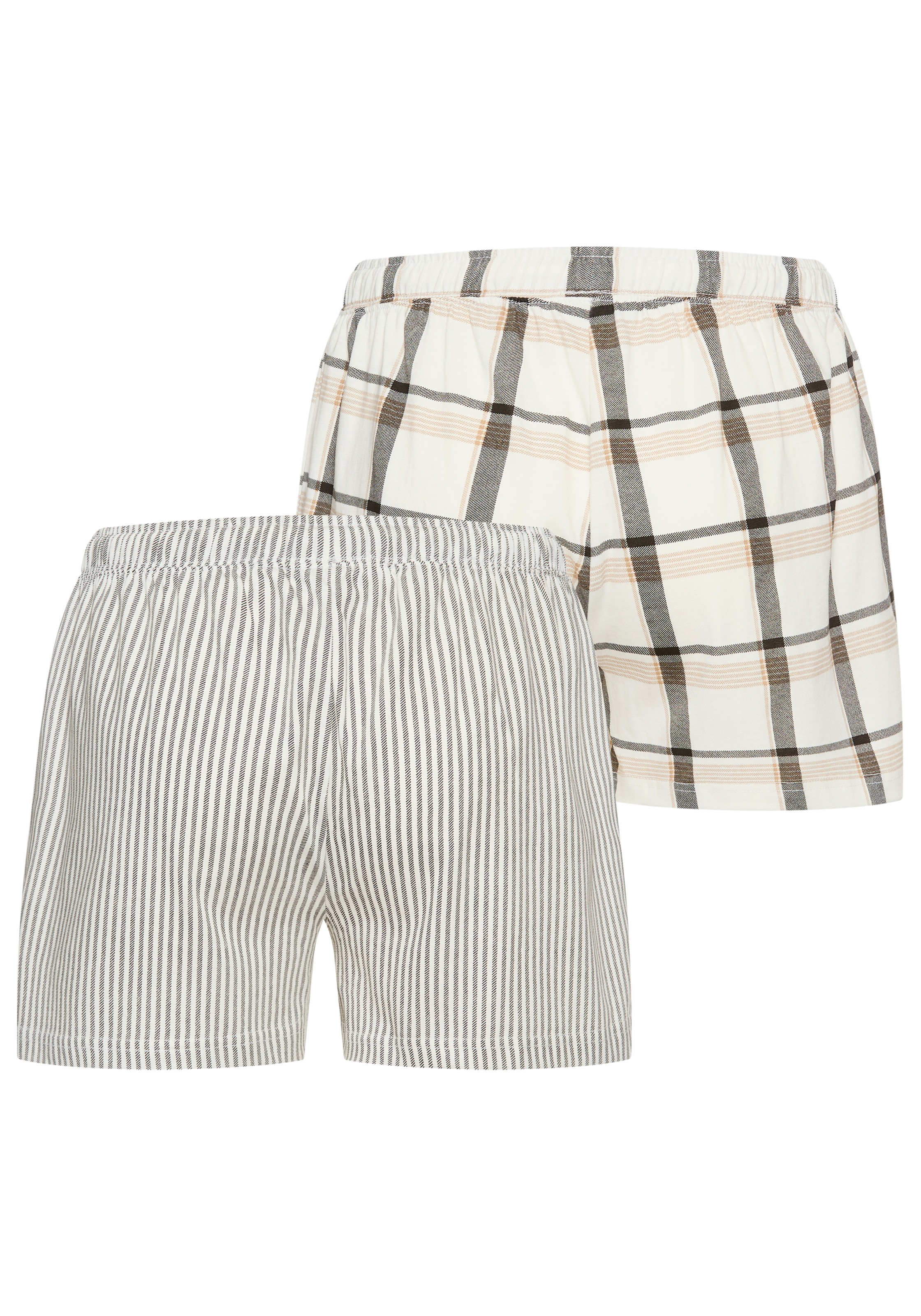 Vivance Dreams Pyjamashorts mit Streifen oder Karos günstig online kaufen