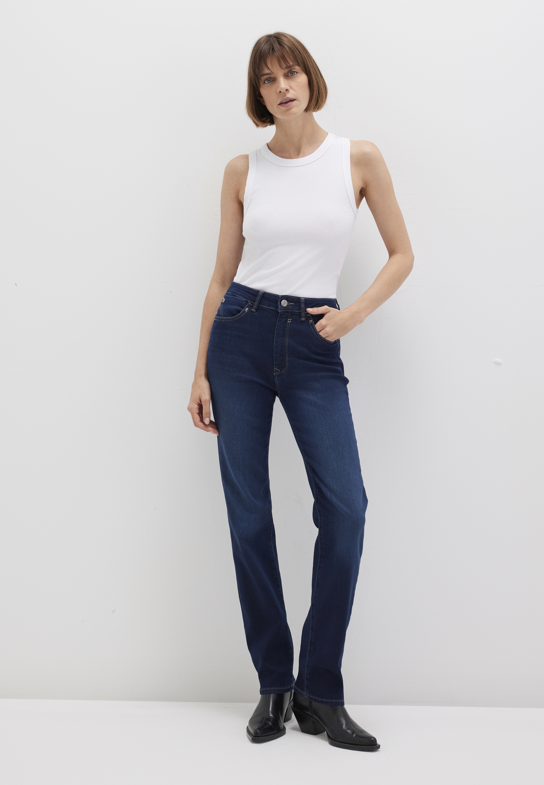 Mavi Straight-Jeans "KENDRA" gerde Form günstig online kaufen