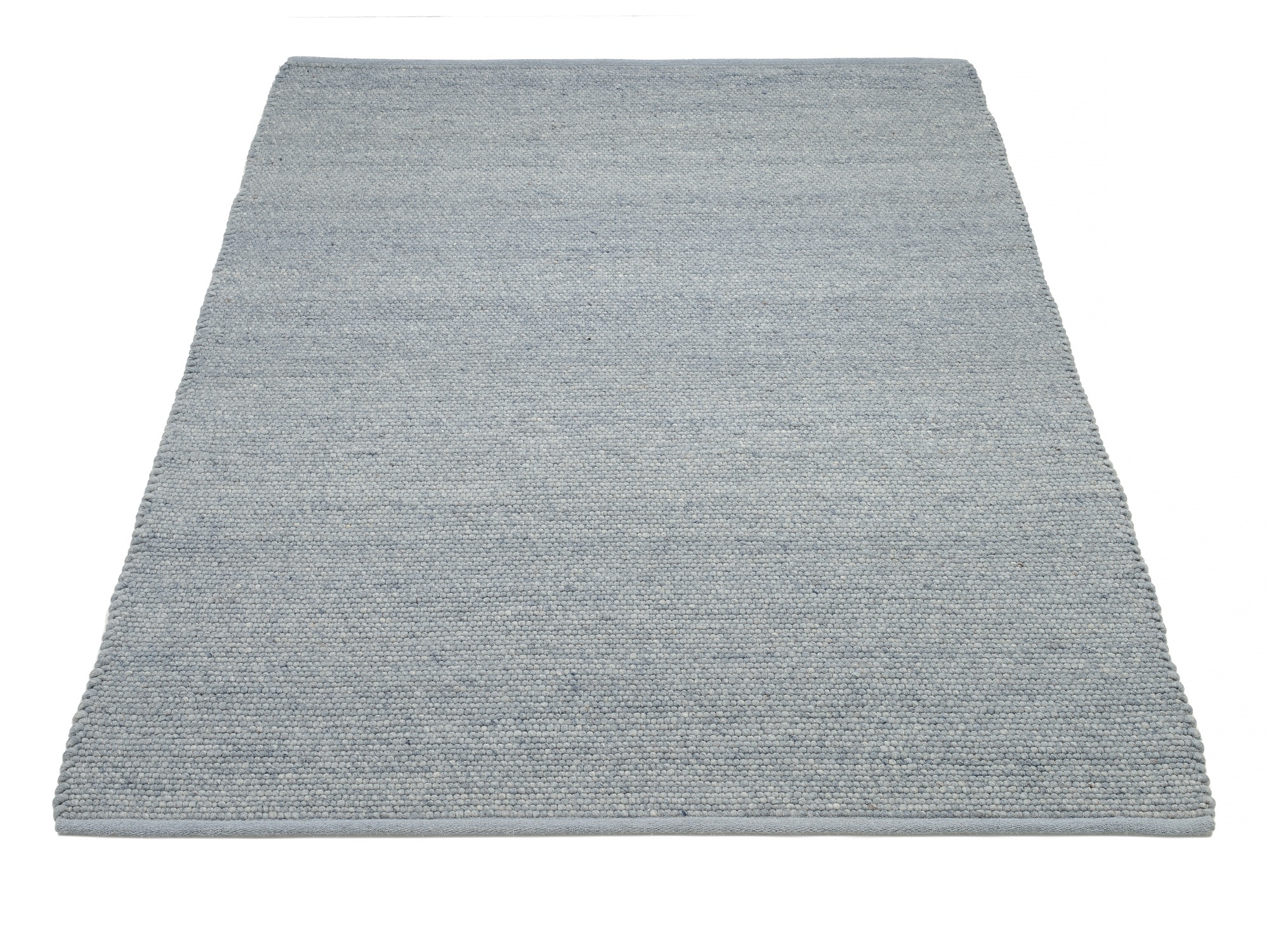 Teppich OCI DIE TEPPICHMARKE "FAVORIT", grau (grau, blau), B:70cm H:12mm L:140cm, Wolle, Teppiche, Teppich, Handweb-Teppich aus Indien, handgewebt, hochwertig verarbeitet