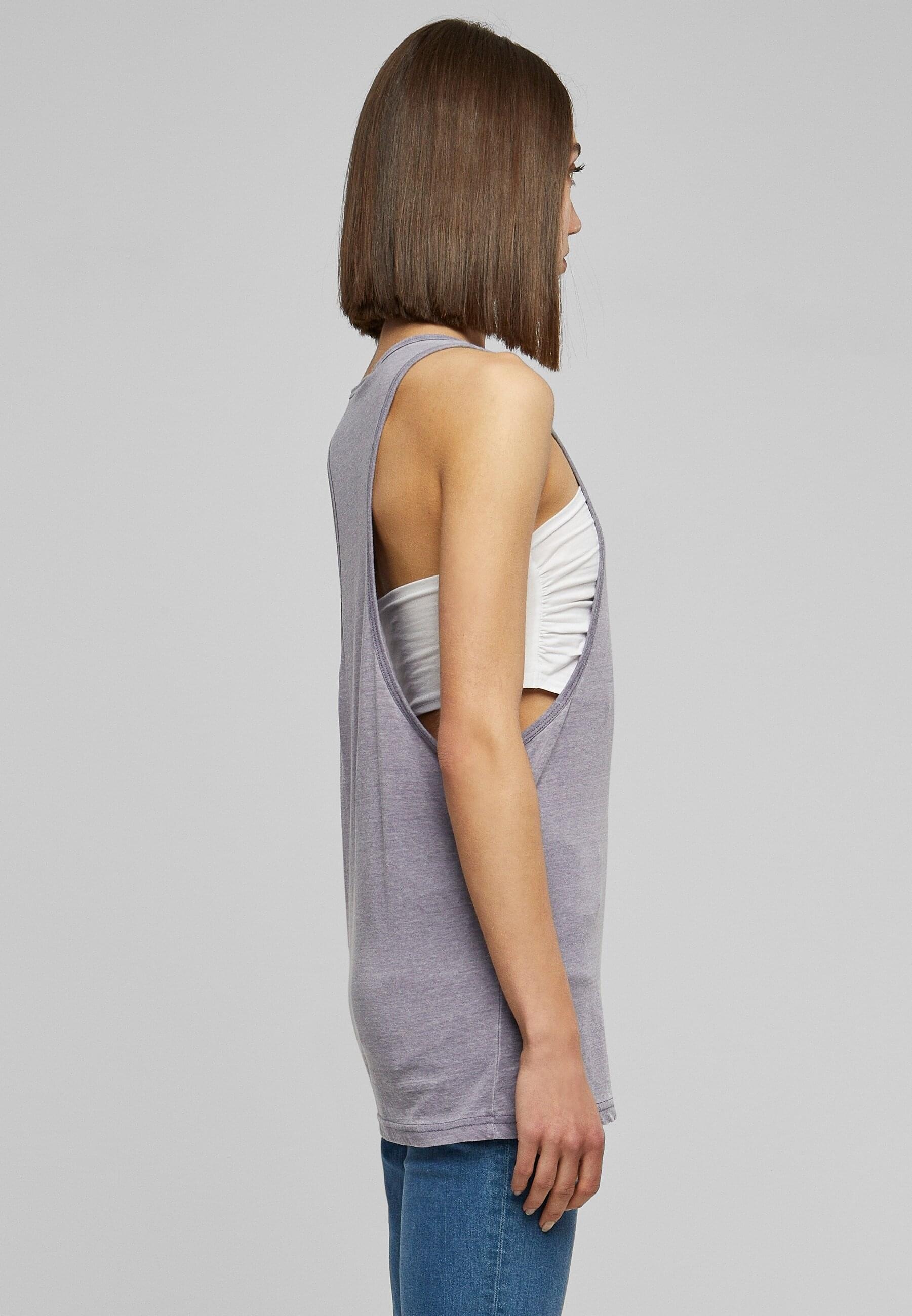 URBAN CLASSICS Muskelshirt »Urban Classics Damen Ladies Loose Burnout Tank«, (1 tlg.)