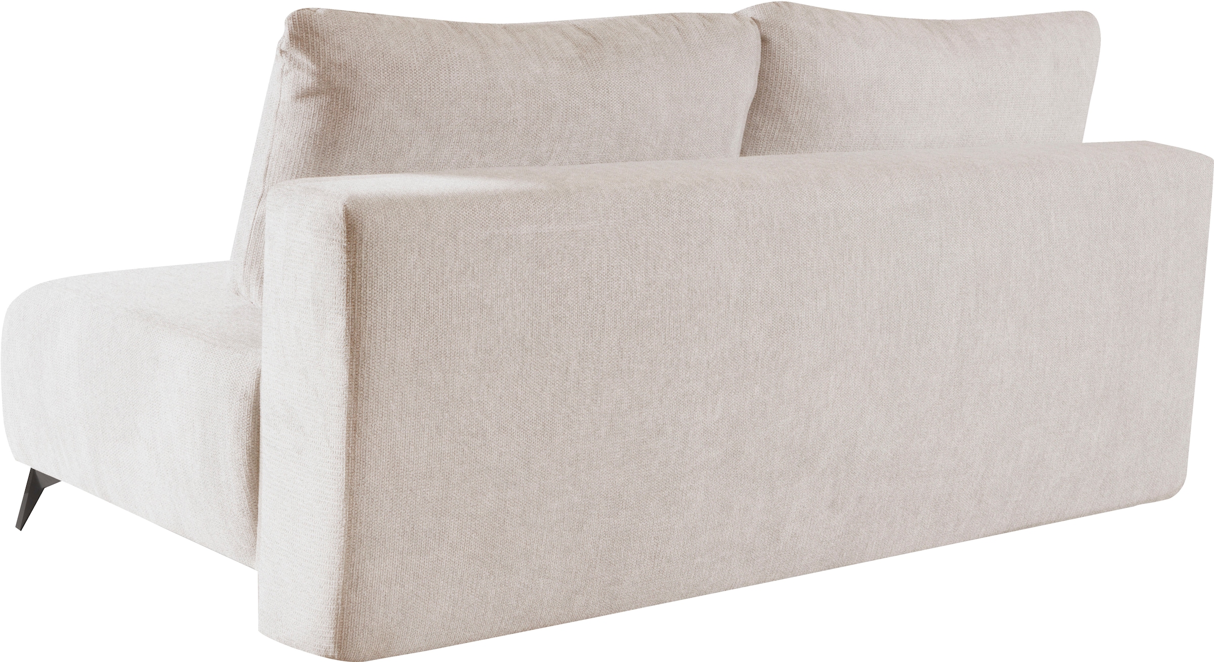 WERK2 Schlafsofa »Viktoria mit Komfortsitz- und Liegehöhe, Breite 200cm,«, bequemes 2-Sitzer Schlafcouch mit Bettkasten