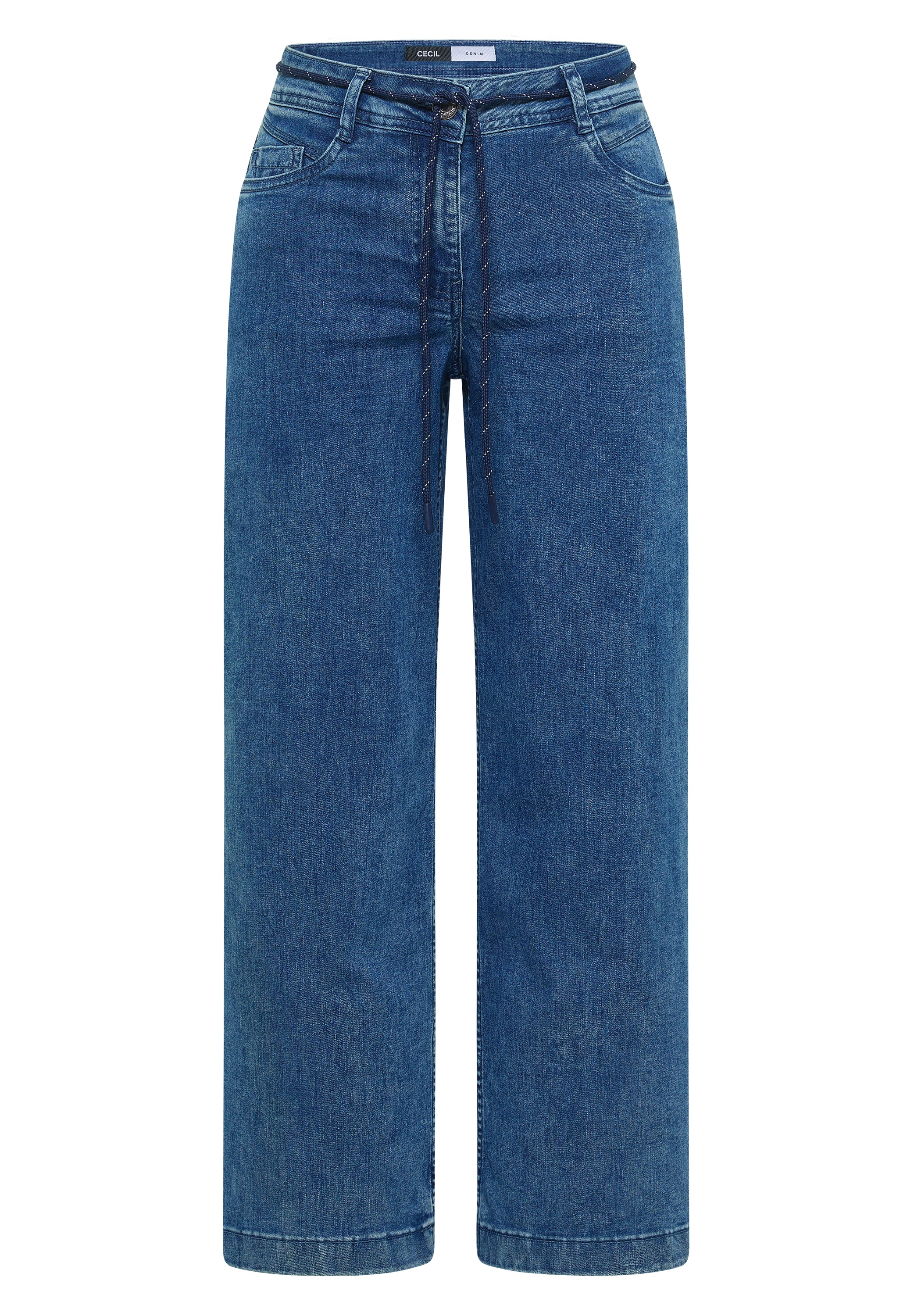 Cecil Loose-fit-Jeans mit Bindegürtel