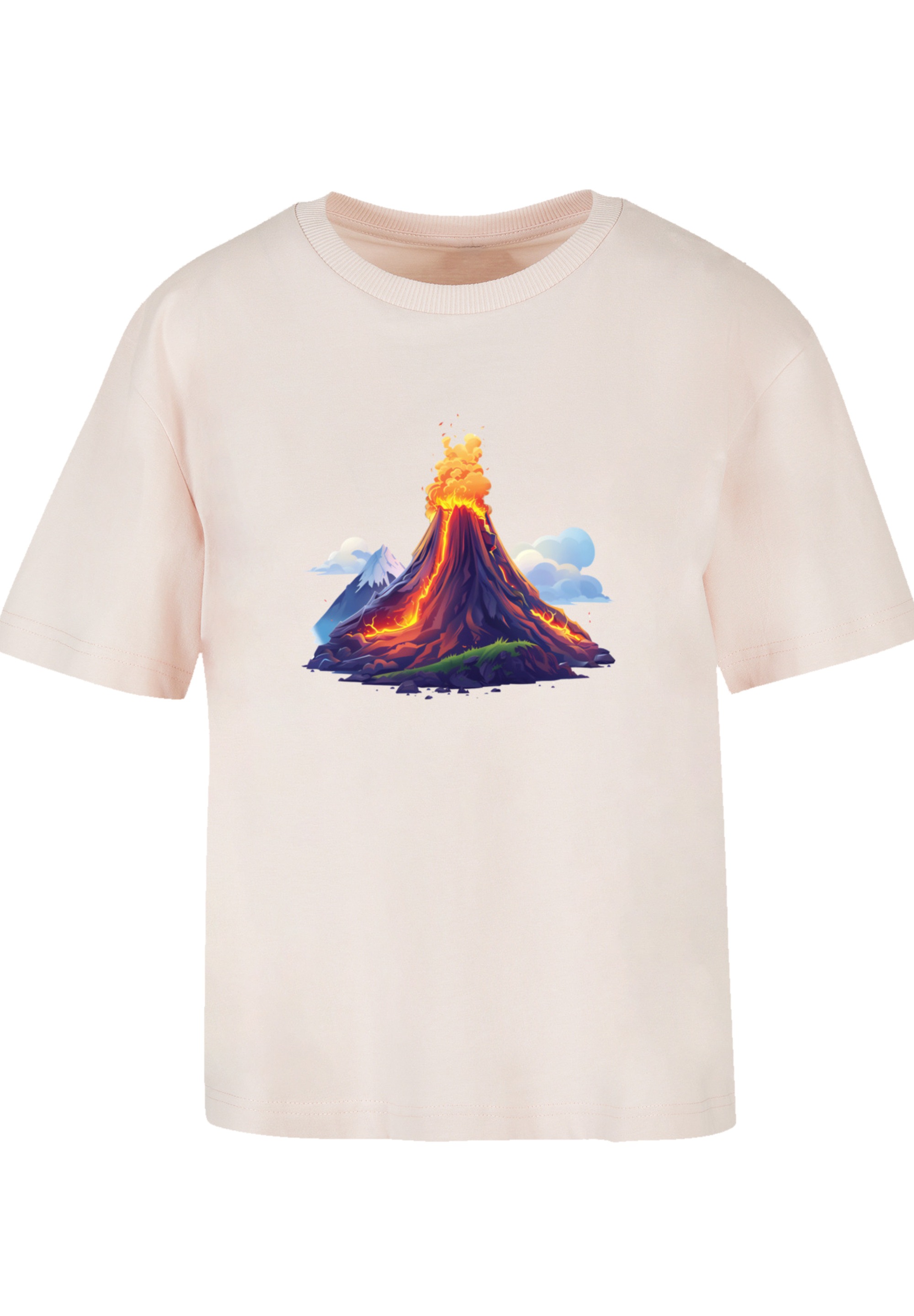 F4NT4STIC T-Shirt »Vulkanausbruch«, Premium Qualität