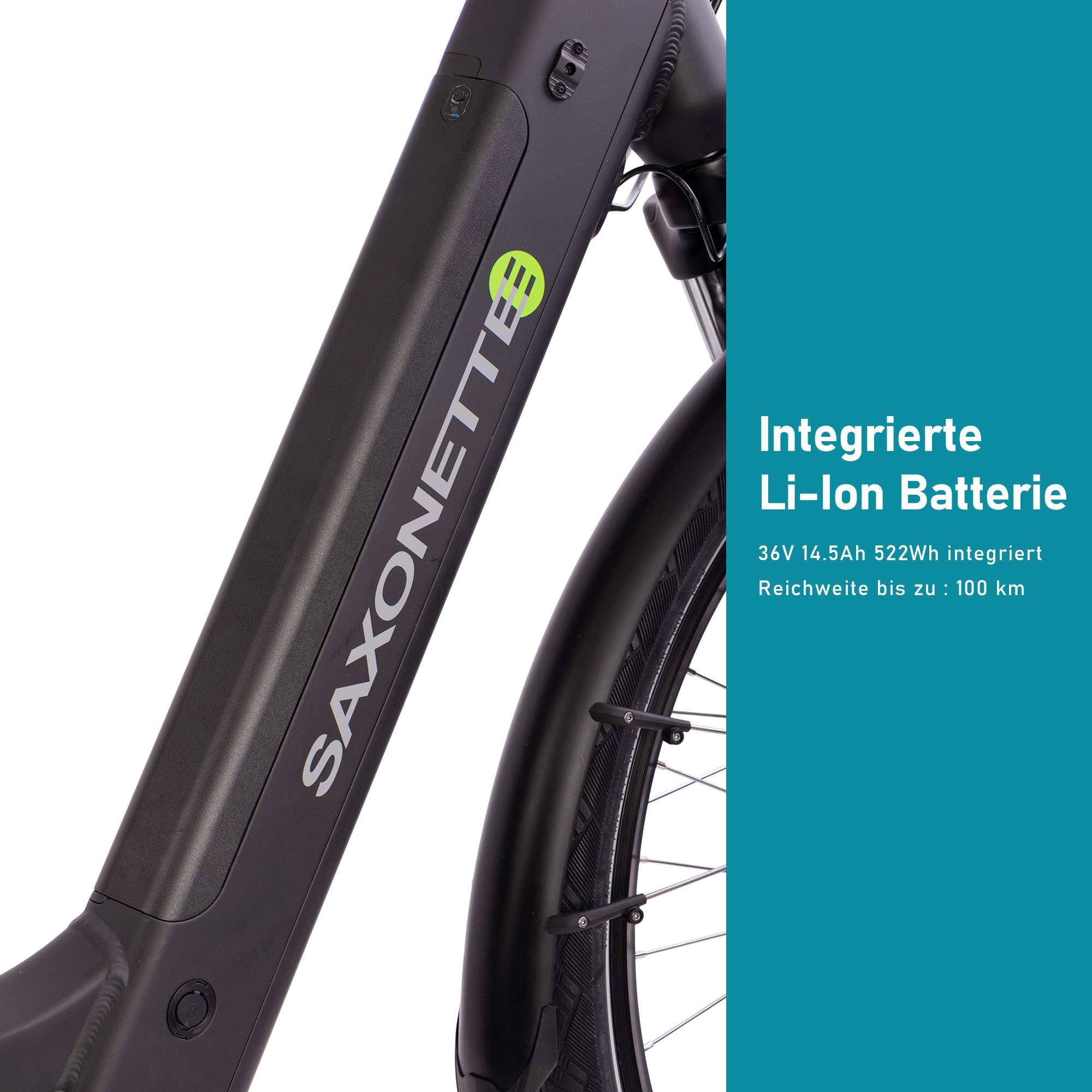 SAXONETTE E-Bike »Premium Sport (Trapez)«, 10 Gang, Mittelmotor 250 W, Pedelec, Elektrofahrrad für Damen