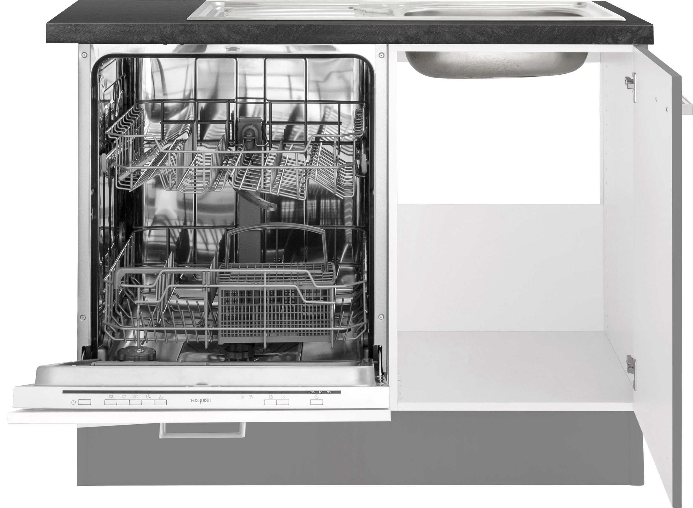 OPTIFIT Winkelküche »Parma«, mit E-Geräten, Stellbreite 285 x 175 cm