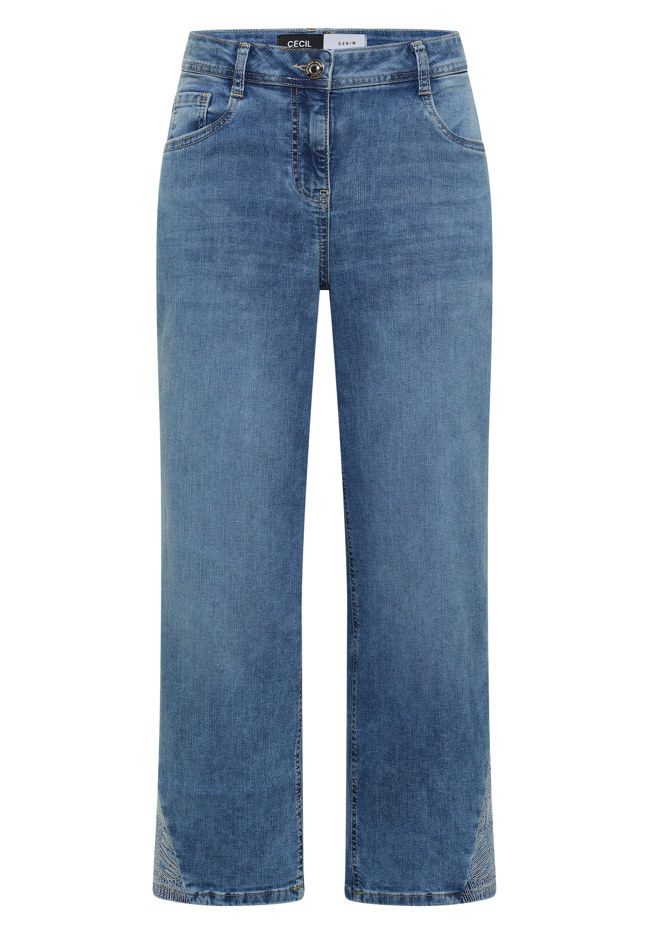 Cecil Loose-fit-Jeans aus Baumwolle mit Stretchanteil
