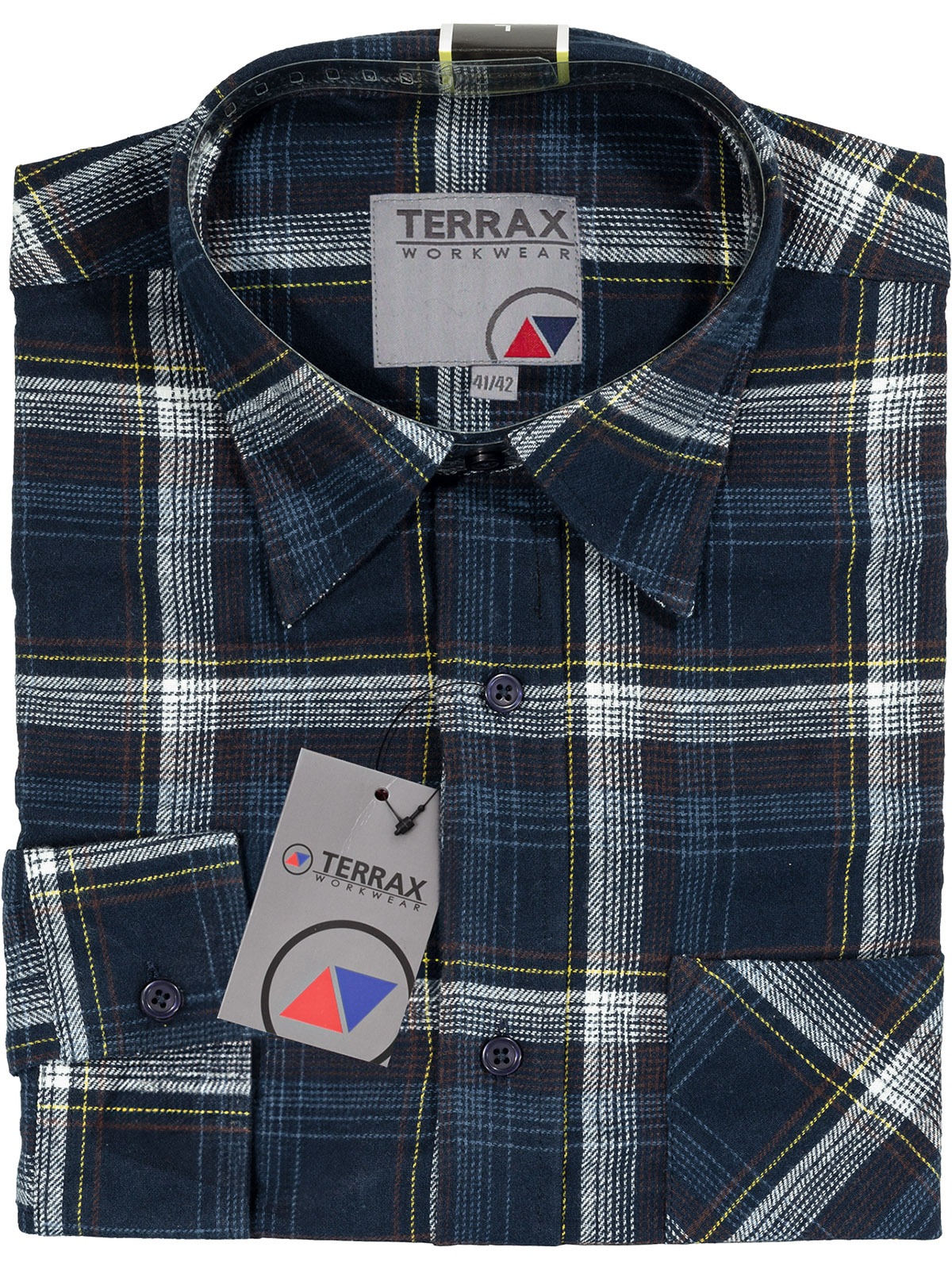 Terrax Workwear Flanellhemd "Flanellhemd 105 cm" günstig online kaufen