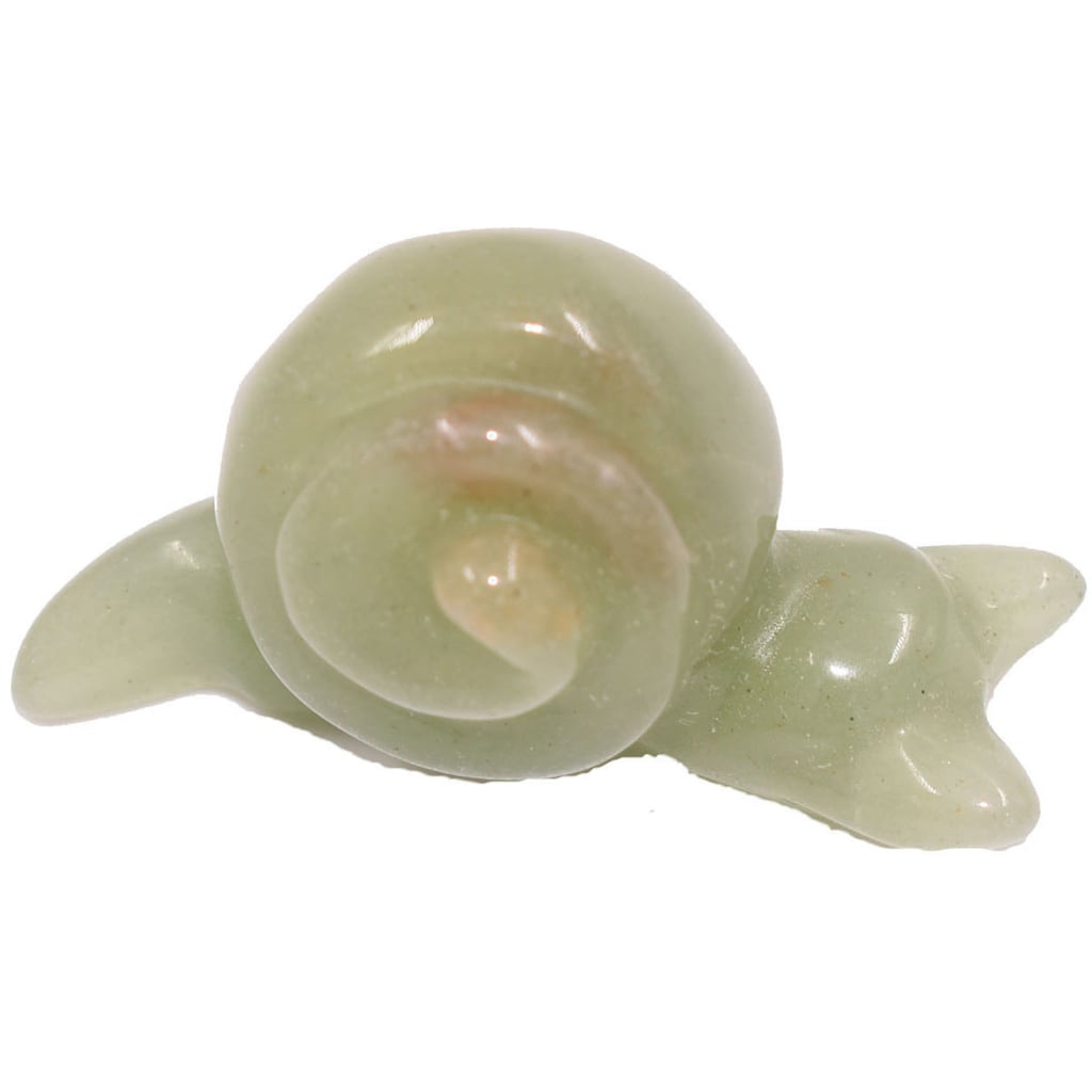 Firetti Tierfigur »Schmuck Geschenk Dekofigur Farbstein Edelstein Schnecke Jade«, Jade