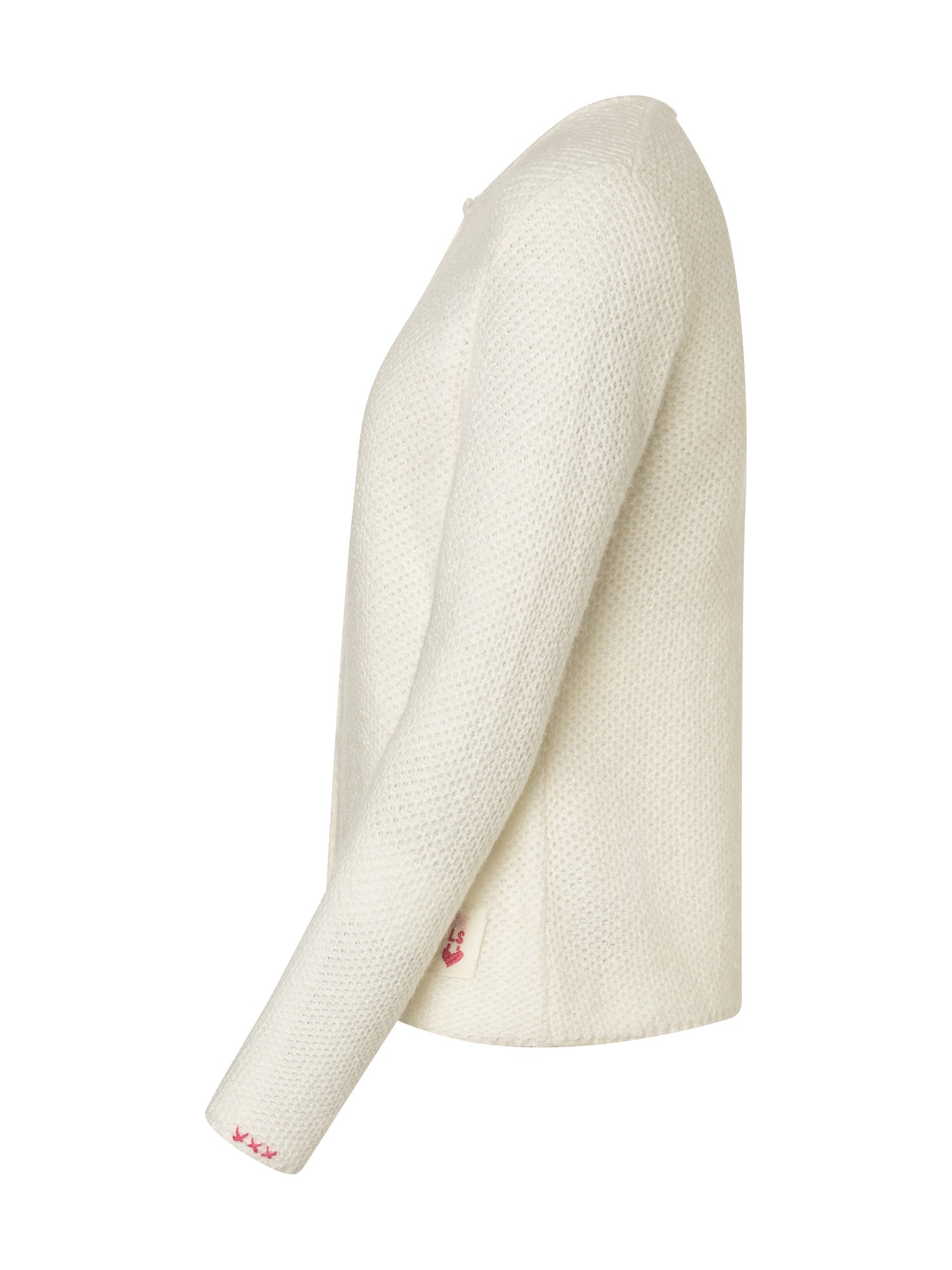 Lieblingsstück Strickfleecejacke »AbebaL« mit Kapuze mit Wolle und Alpaka