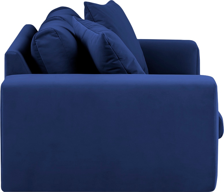 andas 2-Sitzer »SLEETLAND XXL in Samtvelours oder Vintage-Leder-Optik« besonders groß und bequem