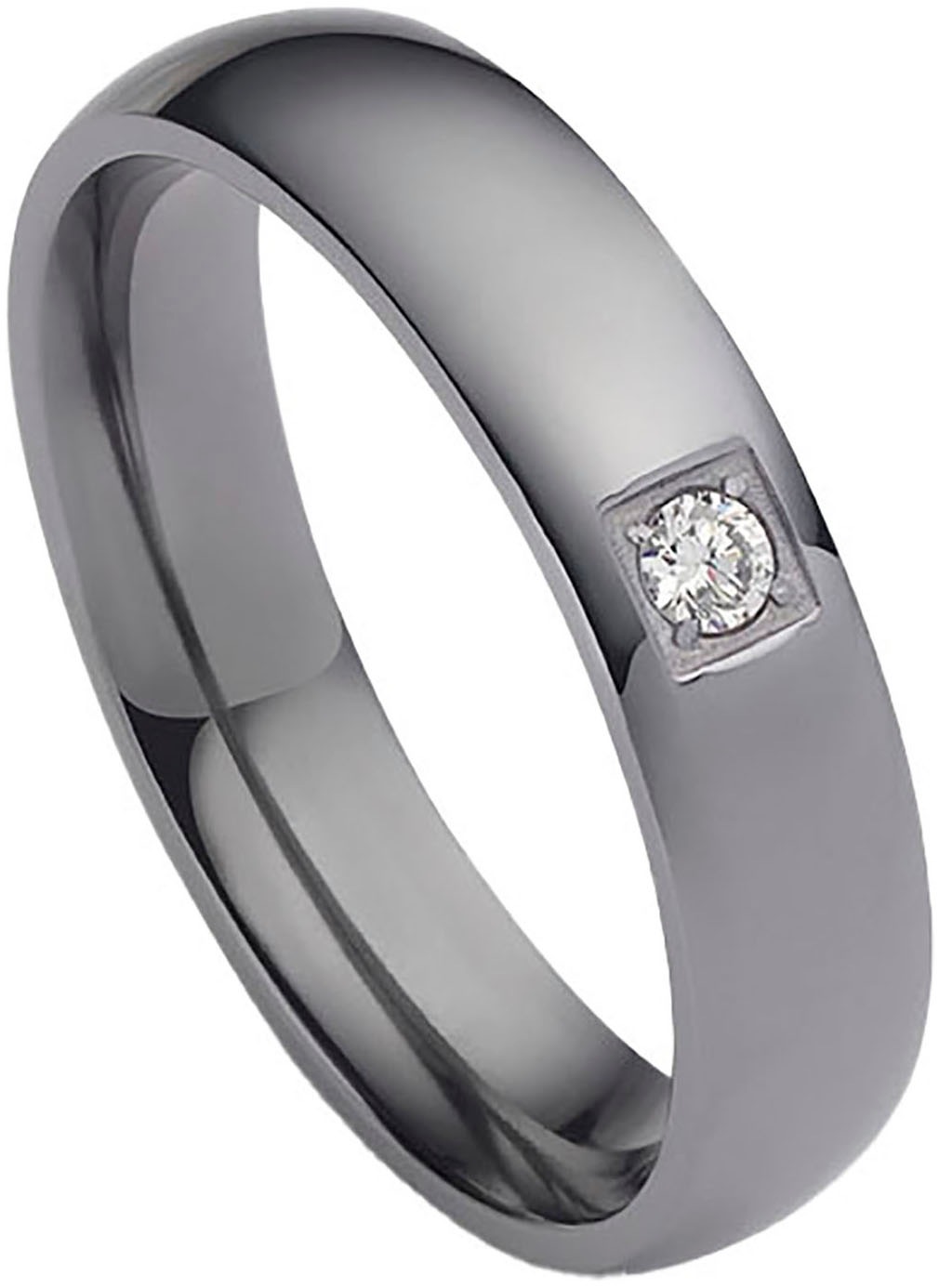 Firetti Trauring »Schmuck Geschenk Tantal Hochzeit Ehering "LIEBE"«, Made in Germany - wahlweise mit oder ohne Brillant