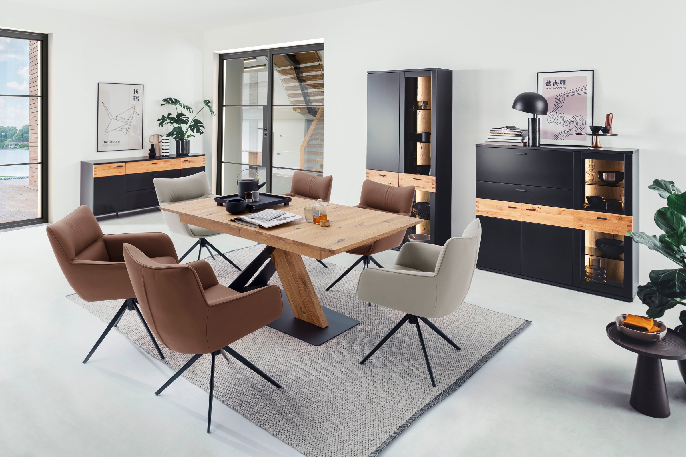 MCA furniture 4-Fußstuhl "LIMONE", (Set), 2 St., (Set, 2 Stck), 360 drehbar günstig online kaufen