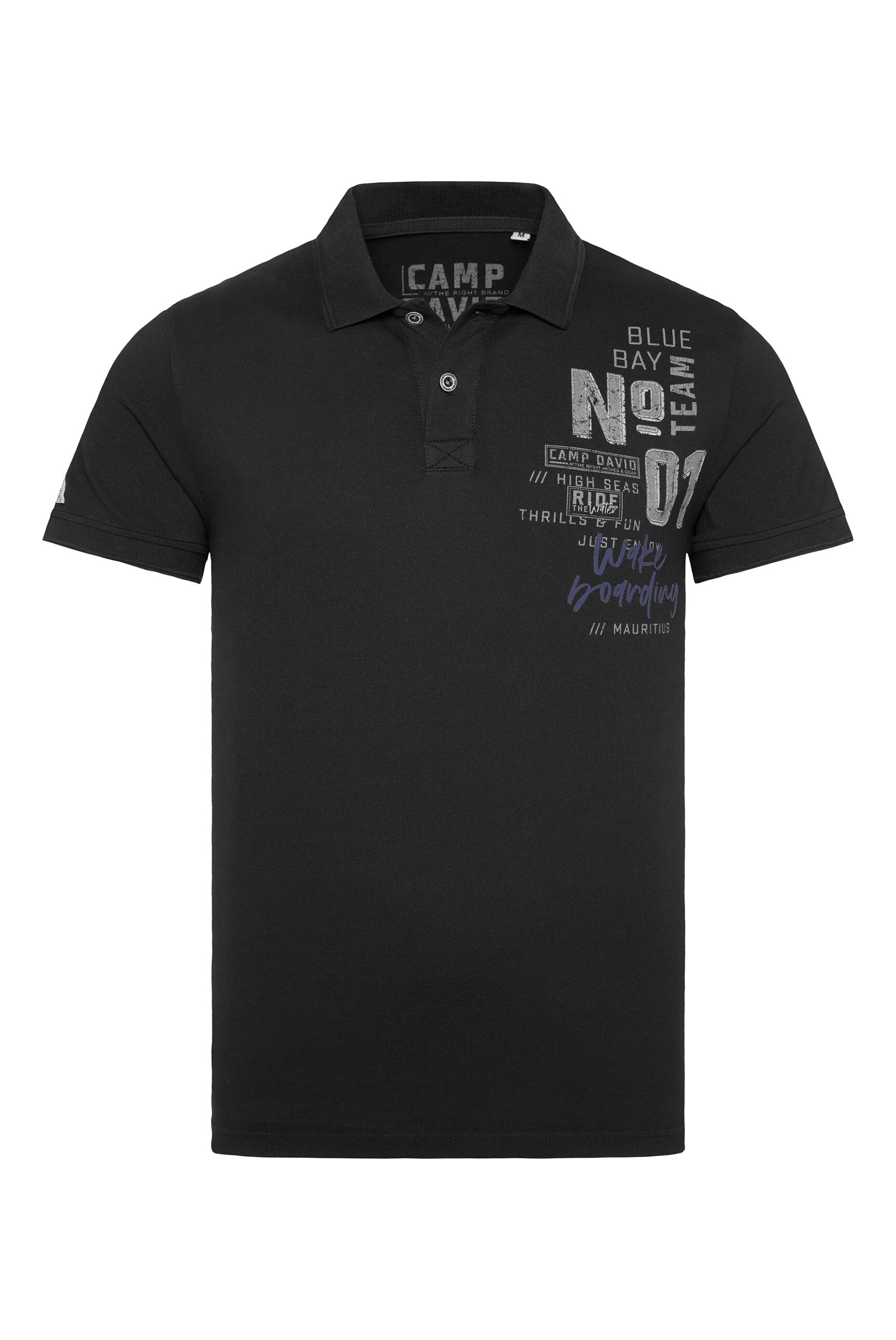 CAMP DAVID Poloshirt, aus Baumwolle