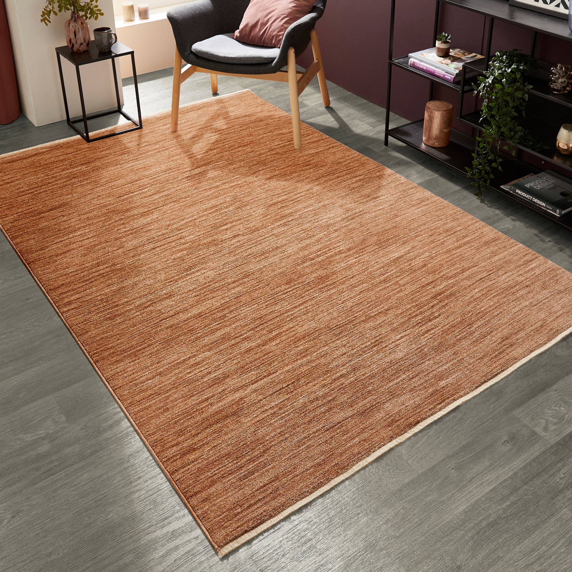 LUXOR living Teppich "Rocco" rechteckig 11 mm Höhe Vintage-Look, verschiedene Designs, mit Fransen, Wohnzimmer