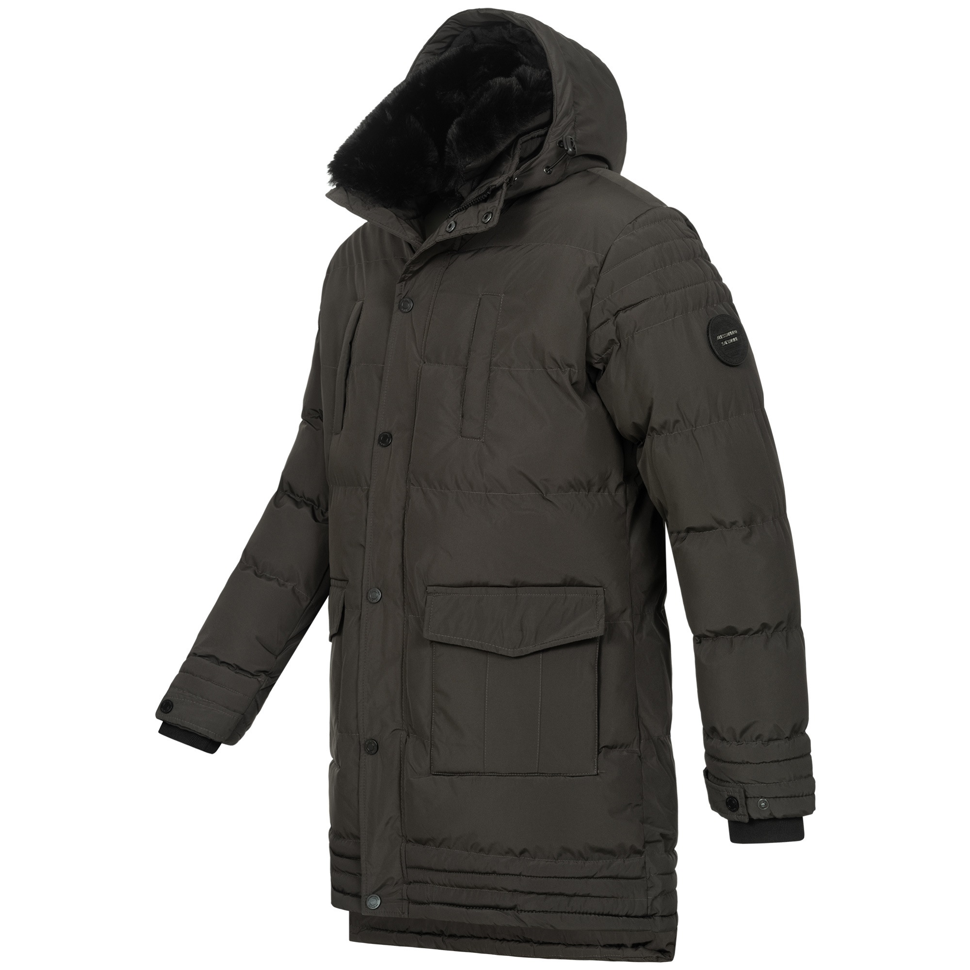 Alessandro Salvarini Winterjacke »ASVenico«, mit Teddyfelleinsatz