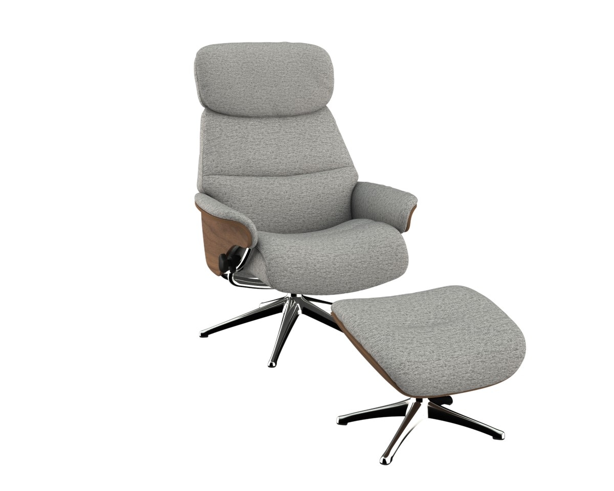 FLEXLUX Relaxsessel "Aarhus, Gepolsterter Funktionssessel, Skandinavisch de günstig online kaufen