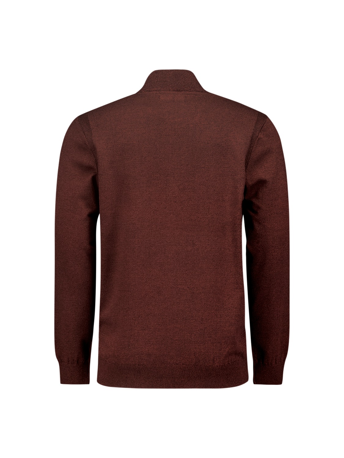 NO EXCESS Rundhalspullover »No Excess Pullover mit halbem Reißverschluss«