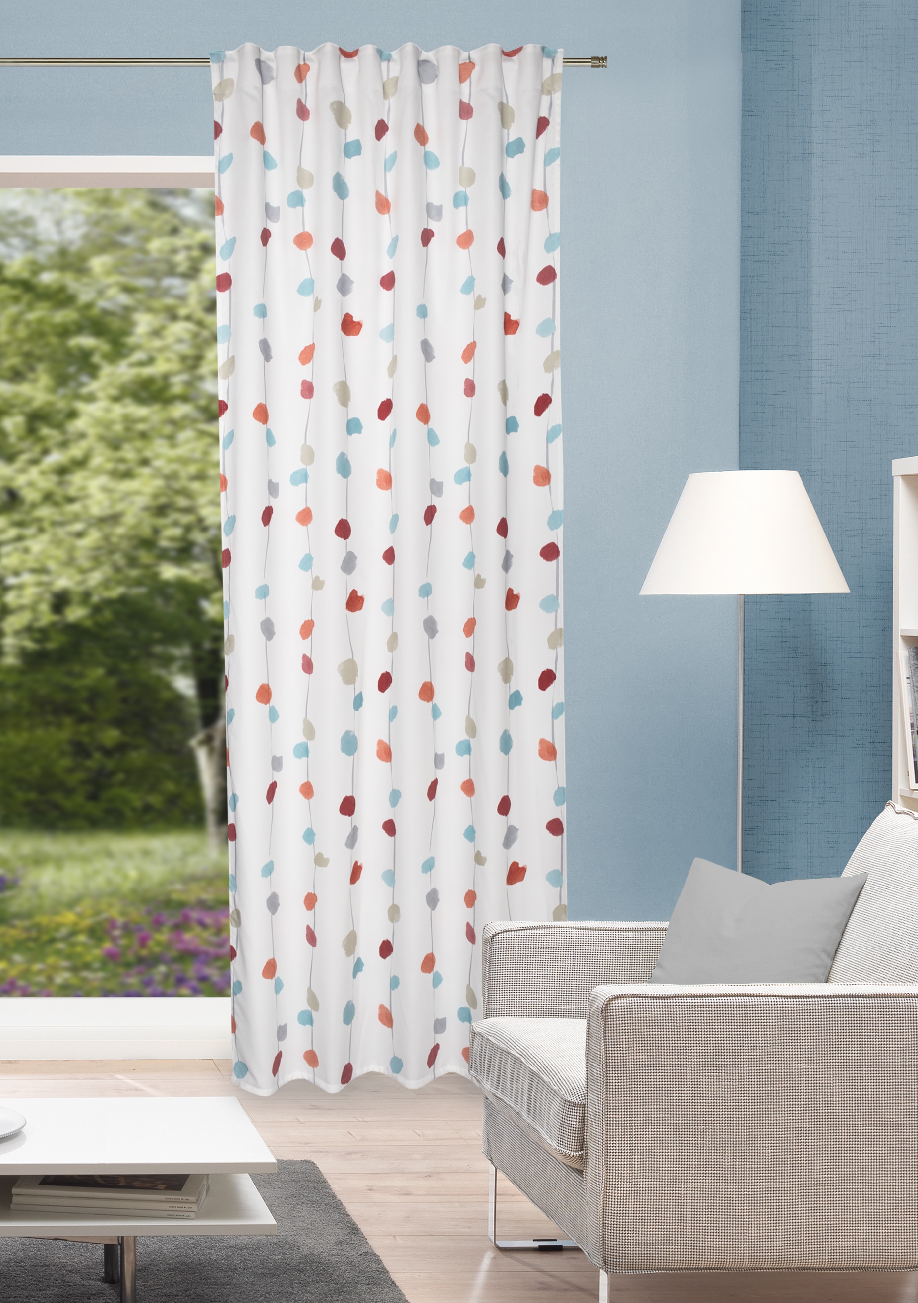 HOME WOHNIDEEN Vorhang "EFFIE" Multifunktionsband 1 Stk. tlg. Kombibandscha günstig online kaufen