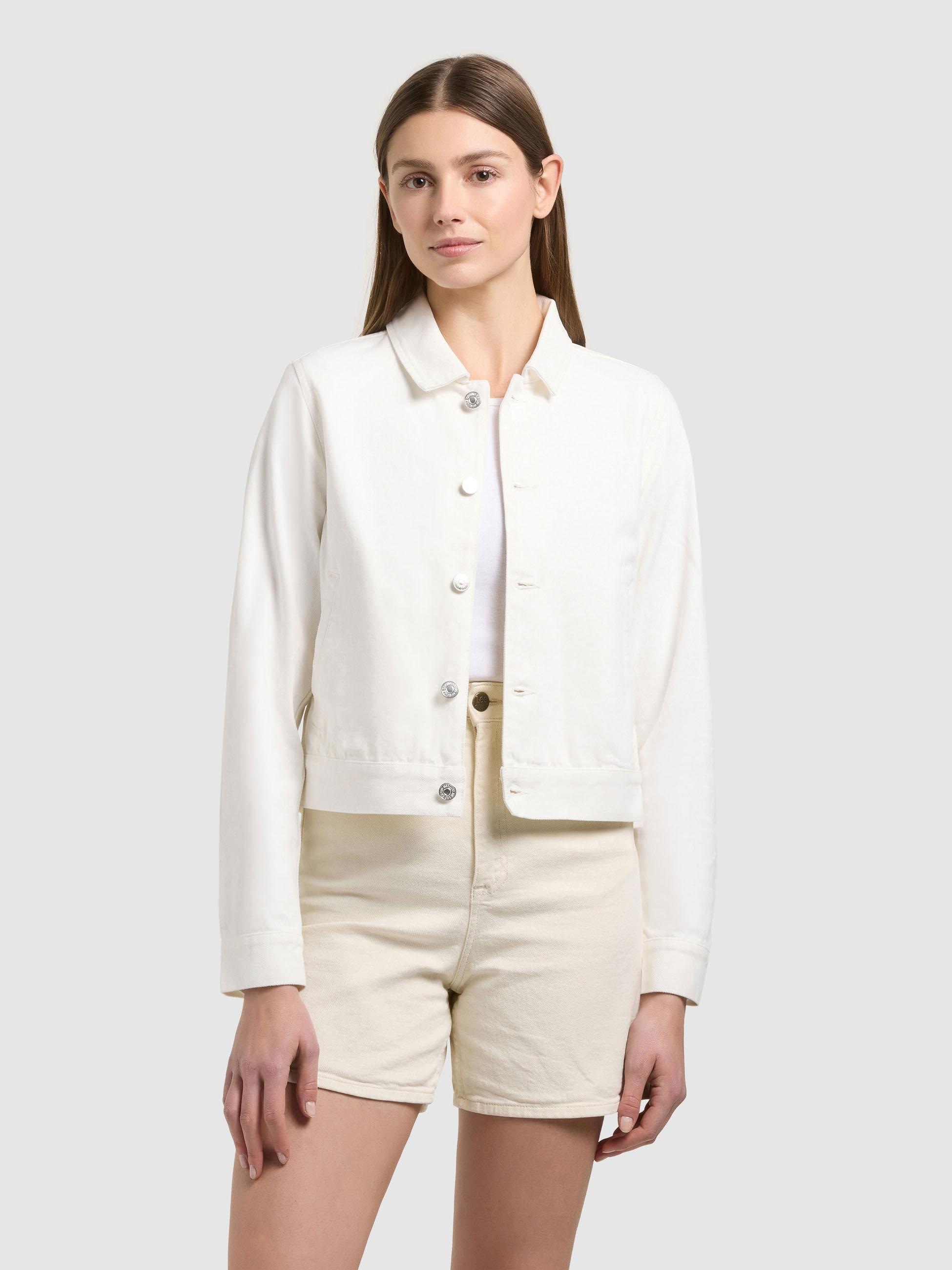 khujo Jeansjacke »Renia« ohne Kapuze Moderne Damen Denim-Jacke