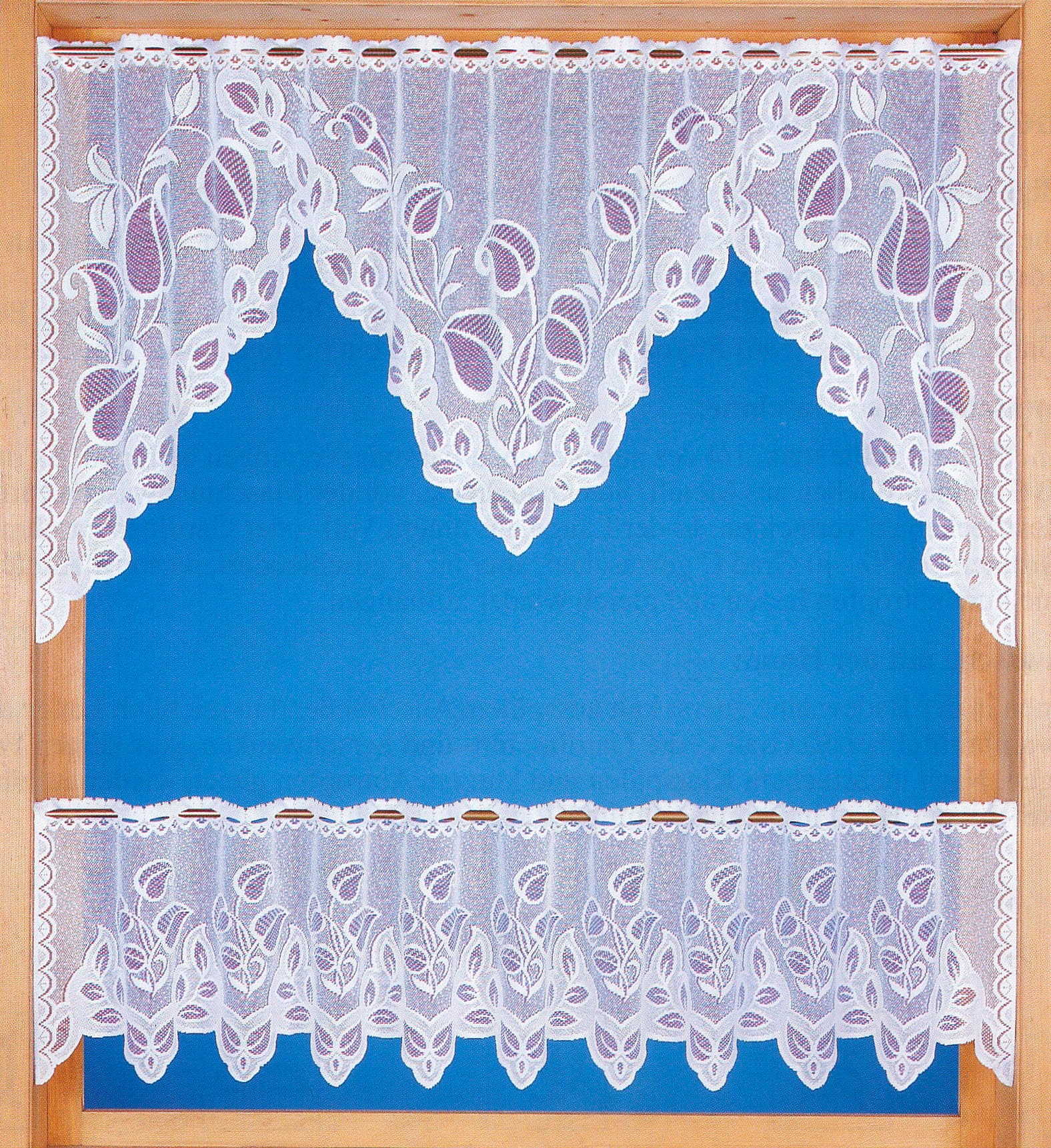 Weckbrodt Scheibengardine "Eva" Stangendurchzug 1 Stk. tlg. Bistro, Jacquar günstig online kaufen