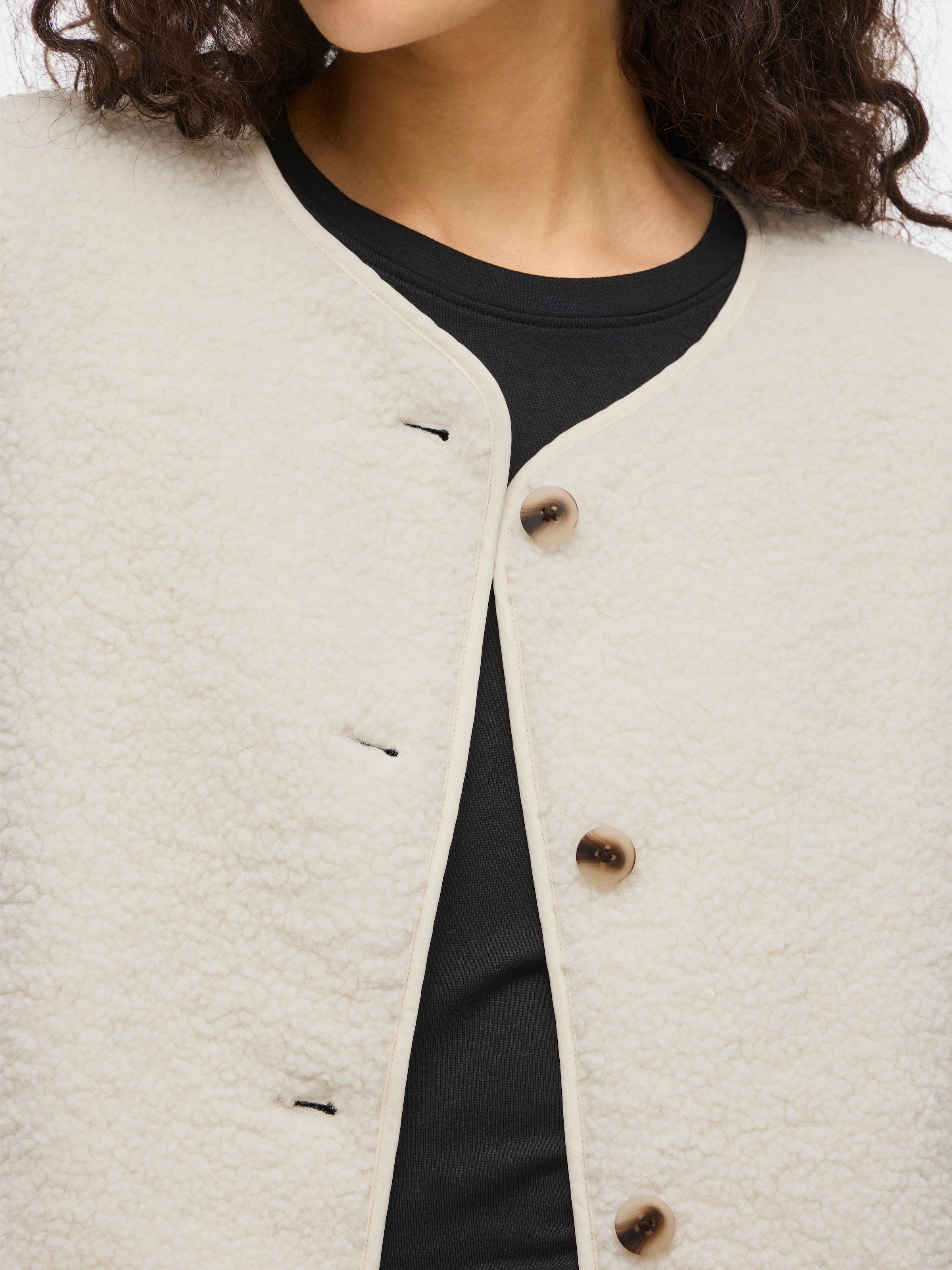 Vila Plüschjacke »VIADA TEDDY JACKET«