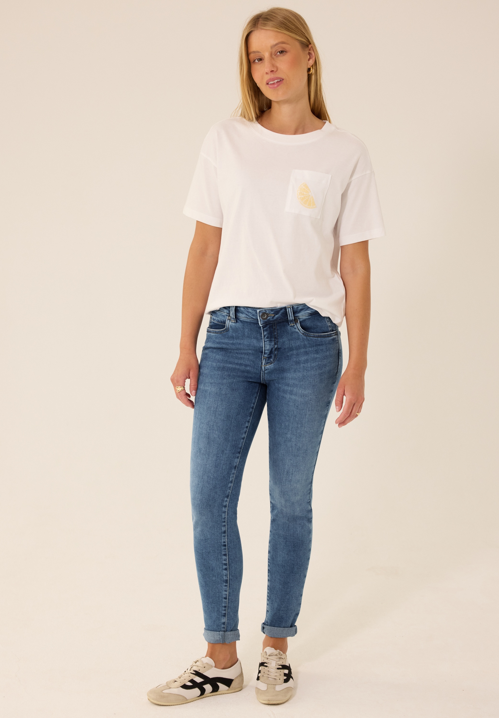 STREET ONE STUDIO Skinny-fit-Jeans 5-Pocket-Style