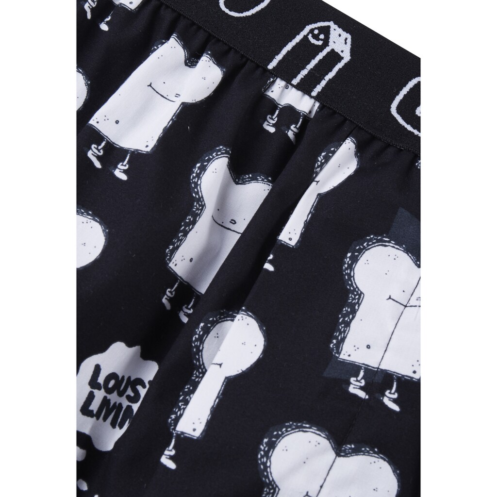 Lousy Livin Boxershorts »Toast & Zitrone 2 Pack«, (2 St.)