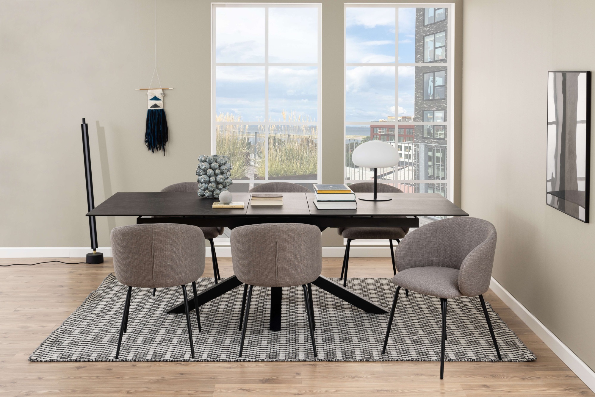 ACTONA GROUP Esstisch "Heaven, Rechteckig Tischplatte aus rauer Keramik, Kr günstig online kaufen